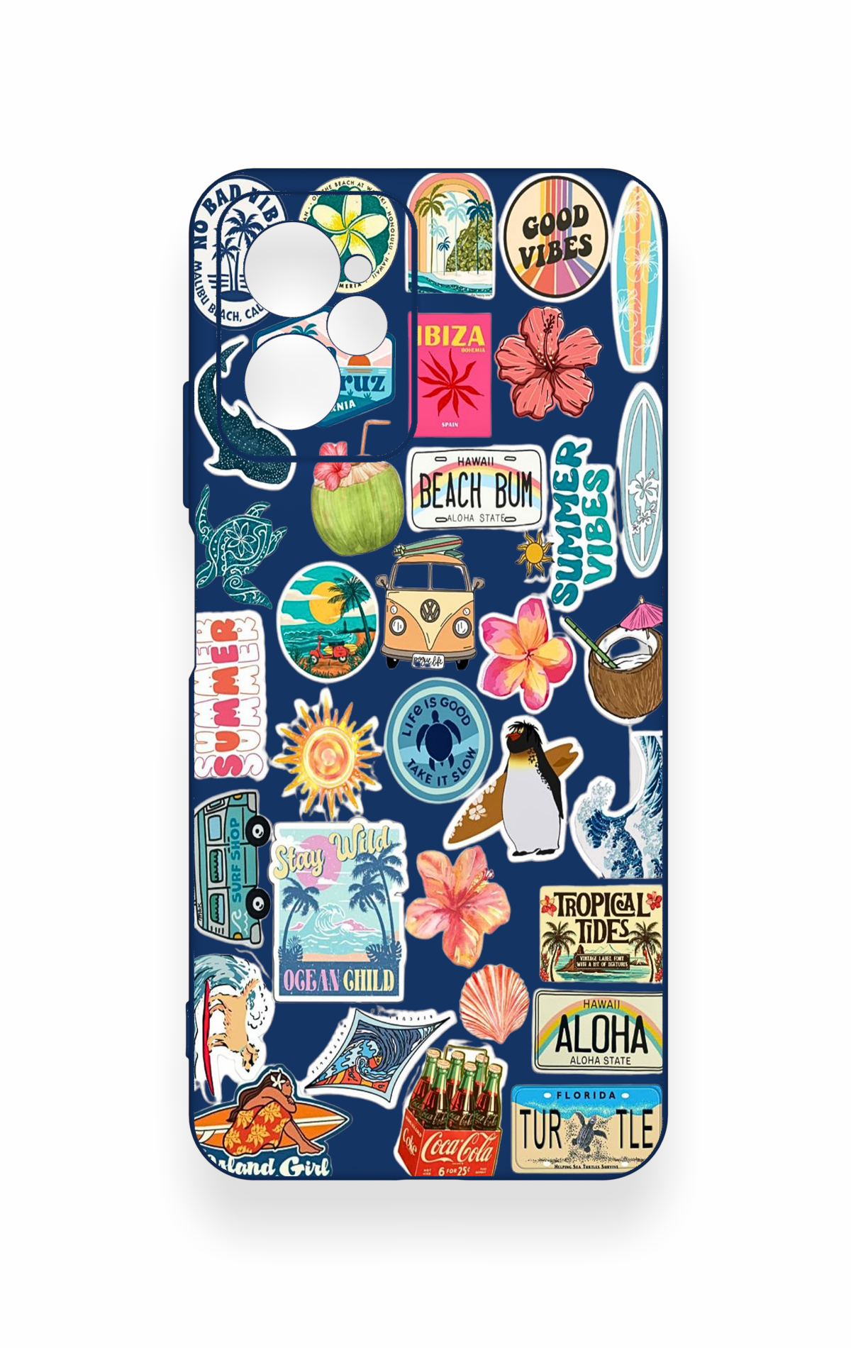 Casper Via X30 Uyumlu Summer Vibes Desenli Silikon Kılıf