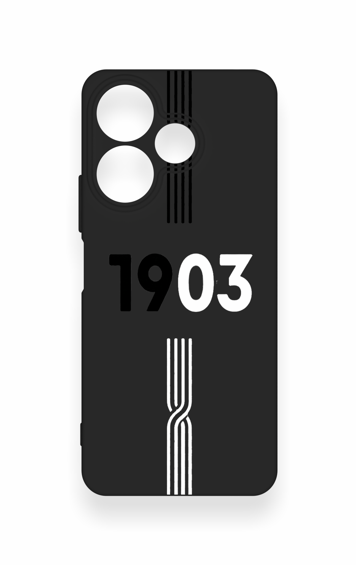 Redmi 13 4G Uyumlu 1903 Kemer Desenli Silikon Kılıf