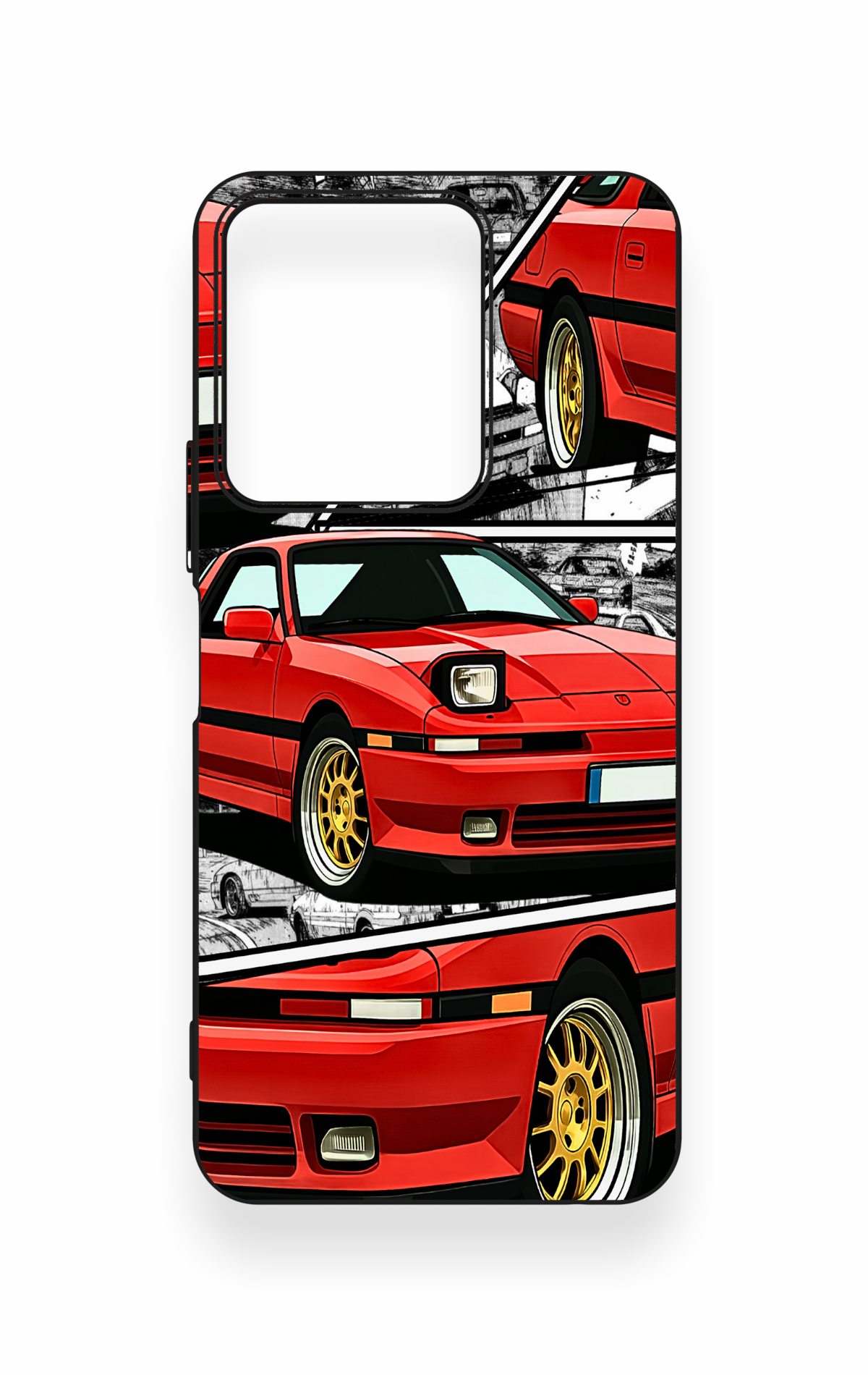 Vivo Y35 Uyumlu Kırmızı Supra Desenli Silikon Kılıf
