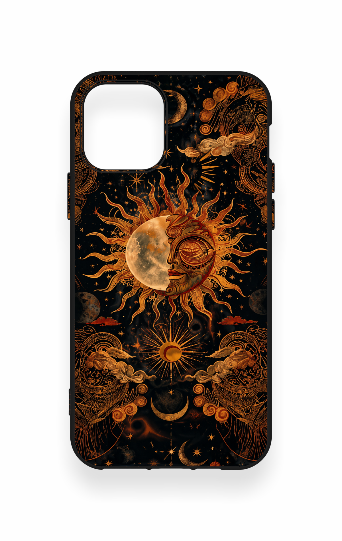 iPhone 11 Pro Uyumlu Mistik Güneş Desenli Silikon Kılıf