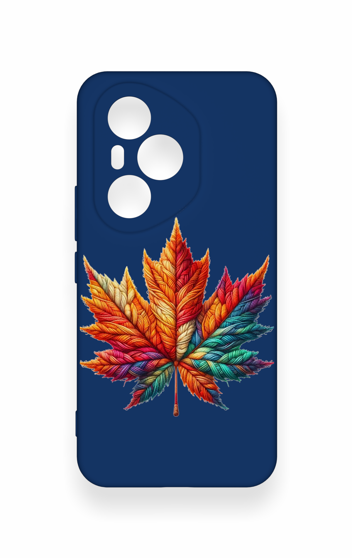 Honor 400 Pro Uyumlu Renkli Yaprak Desenli Silikon Kılıf