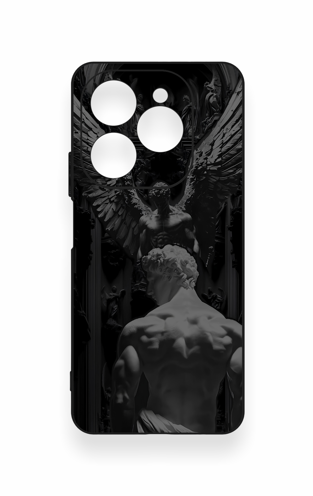Tecno Spark 20 Pro Uyumlu Icarus Desenli Silikon Kılıf