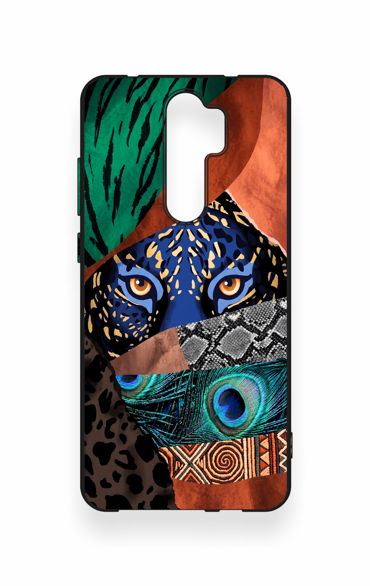 Redmi Note 8 Pro Uyumlu Amazon Kaplan Desenli Silikon Kılıf