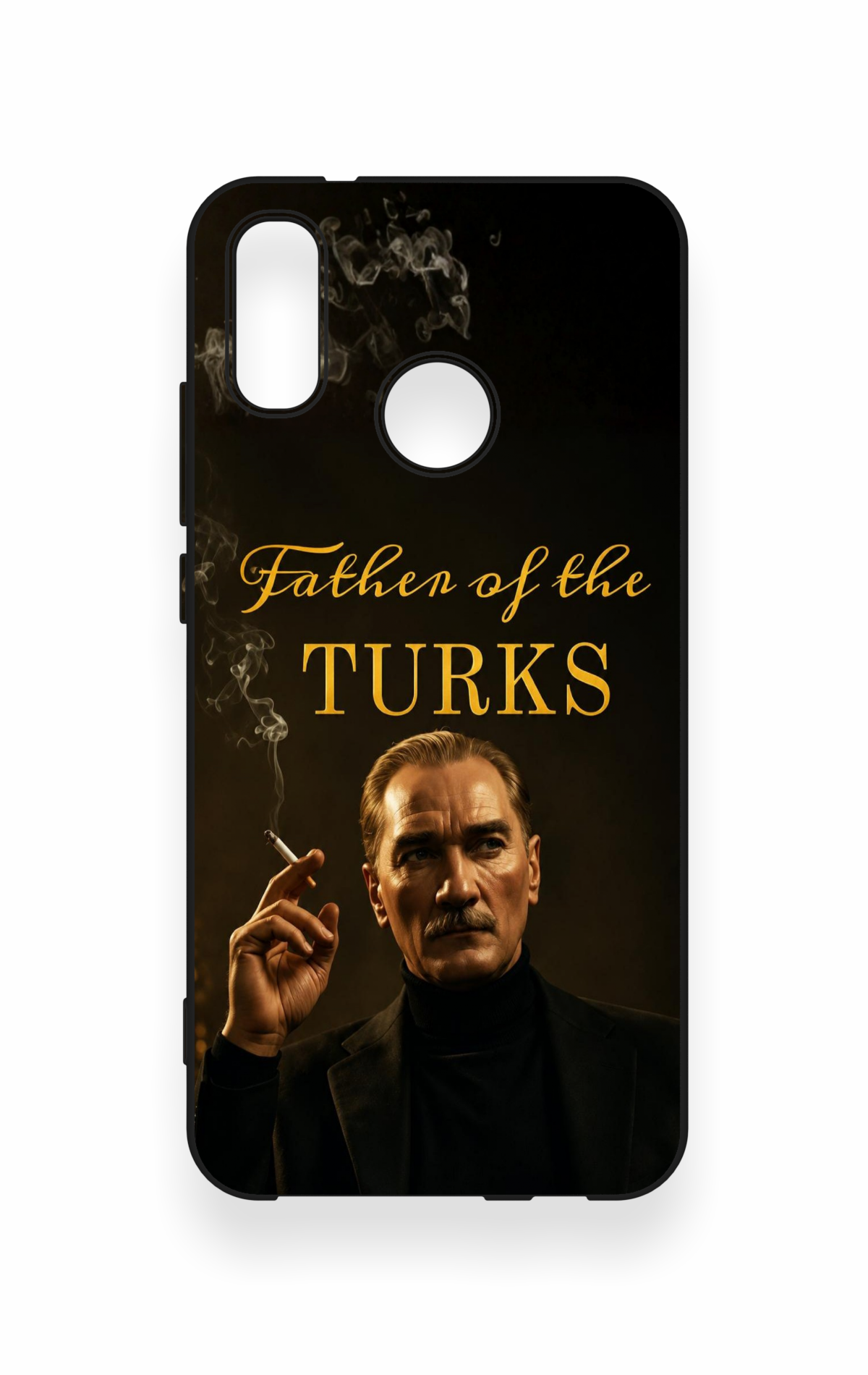 Huawei P20 Lite Uyumlu Father Of The Turks Desenli Silikon Kılıf