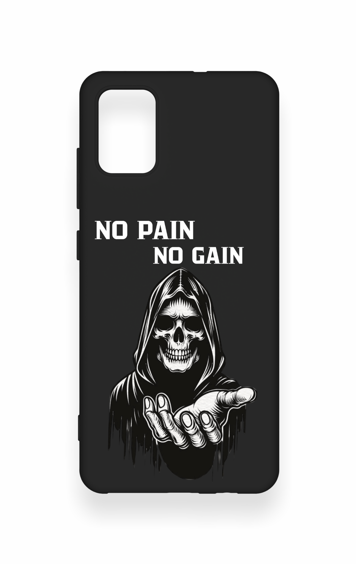 Saamsung A51 Uyumlu No Pain No Gain Desenli Silikon Kılıf