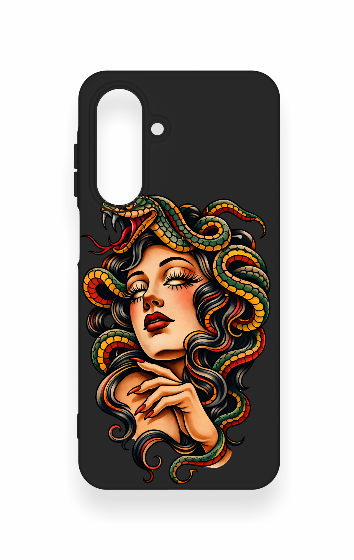 Samsung A26 Uyumlu Medusa Desenli Silikon Kılıf