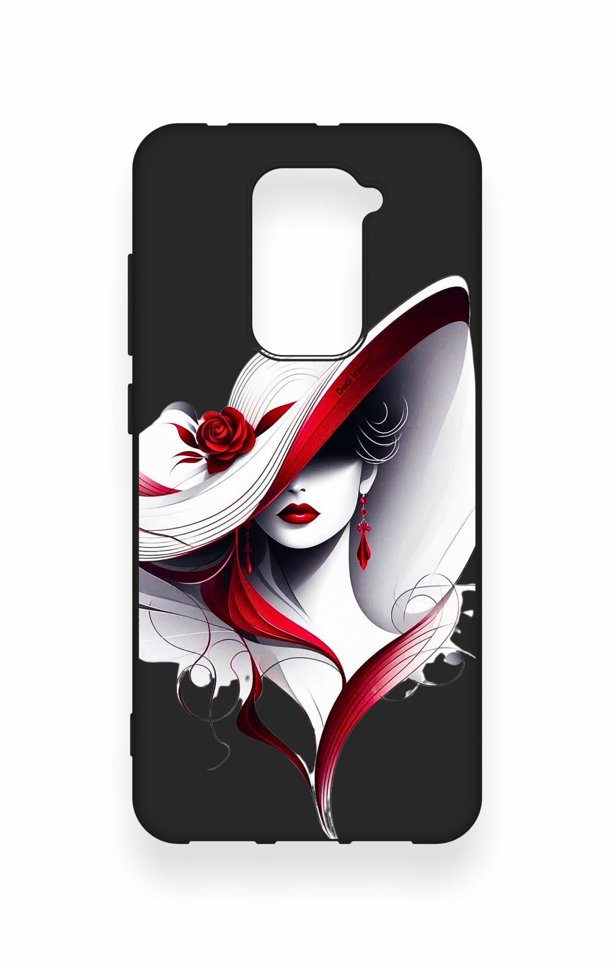 Redmi Note 9 Uyumlu Matmazel Desenli Silikon Kılıf