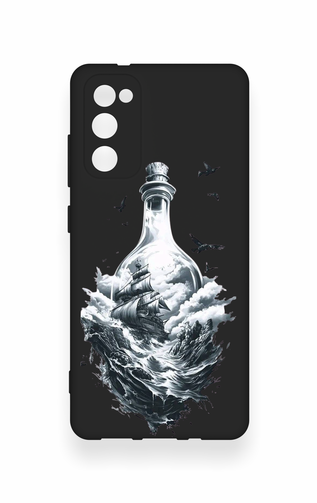 Samsung S20Fe Uyumlu Secret Sea Desenli Silikon Kılıf