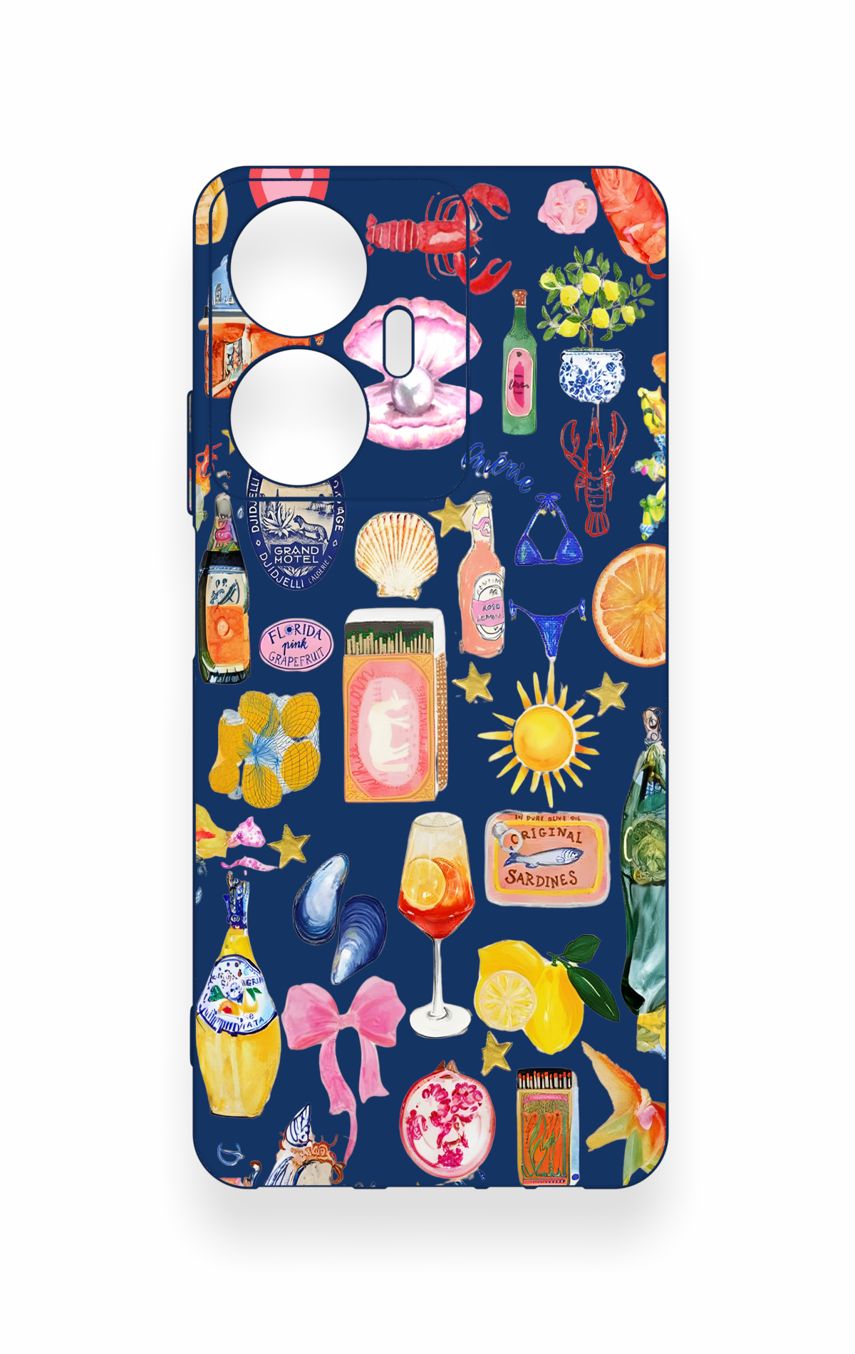 Realme C55 Uyumlu Summer Desenli Silikon Kılıf