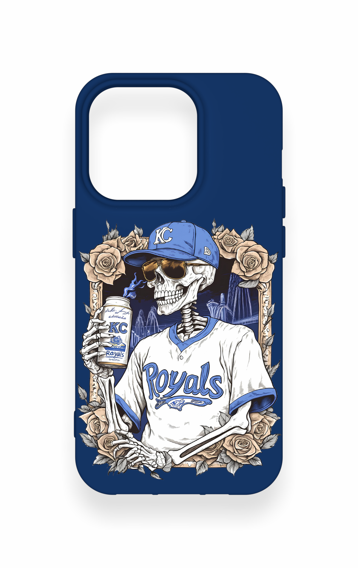 iPhone 14 Pro Uyumlu Royals Desenli Silikon Kılıf