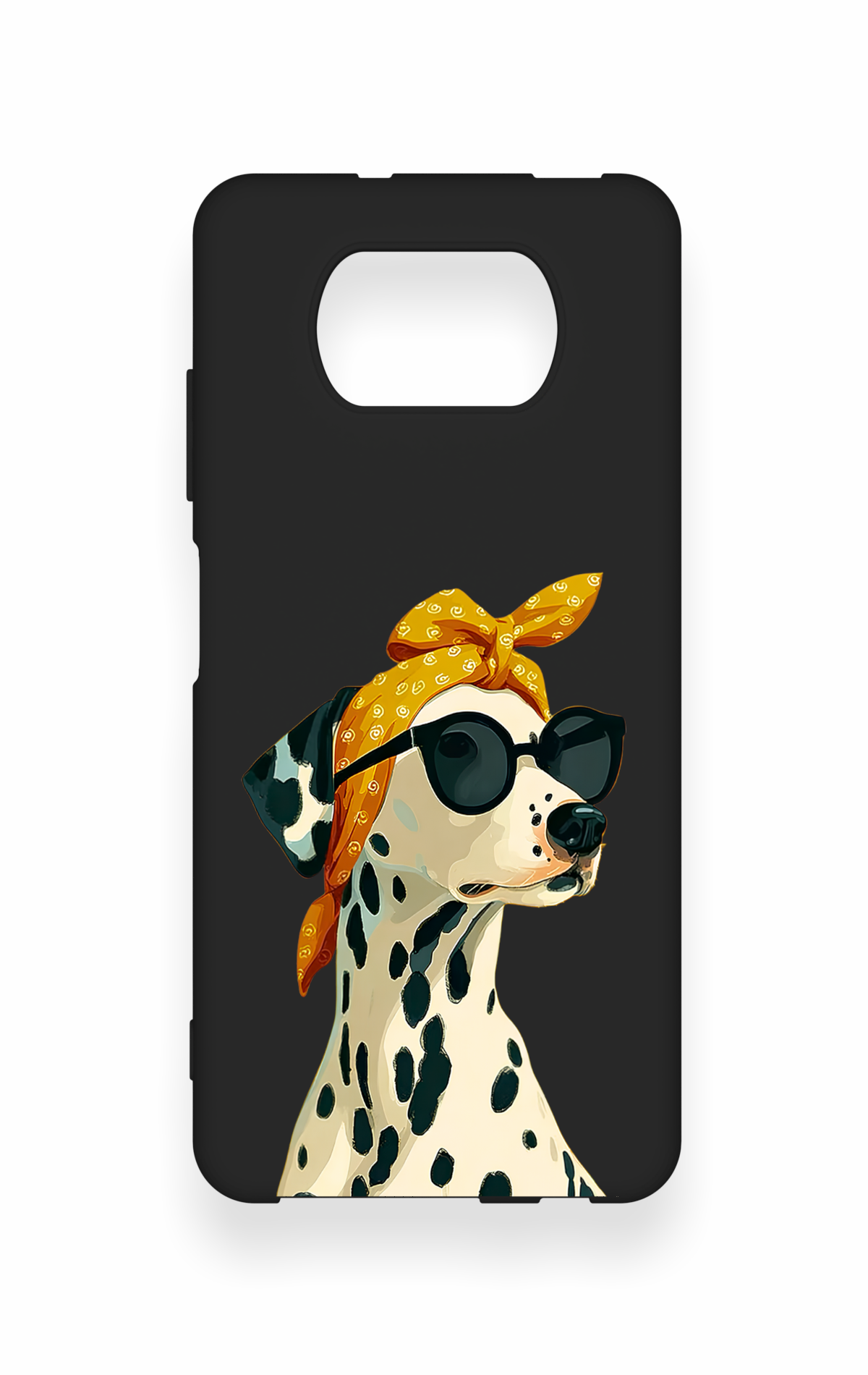 Poco X3 Uyumlu Cool Dalmaçyalı Desenli Silikon Kılıf