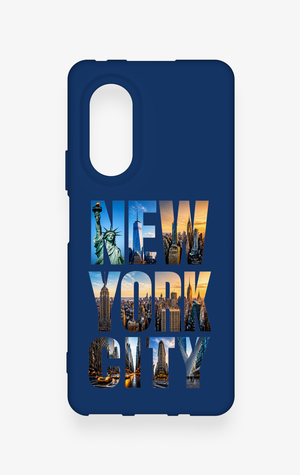 Huawei Nova 9Se Uyumlu New York City Desenli Silikon Kılıf
