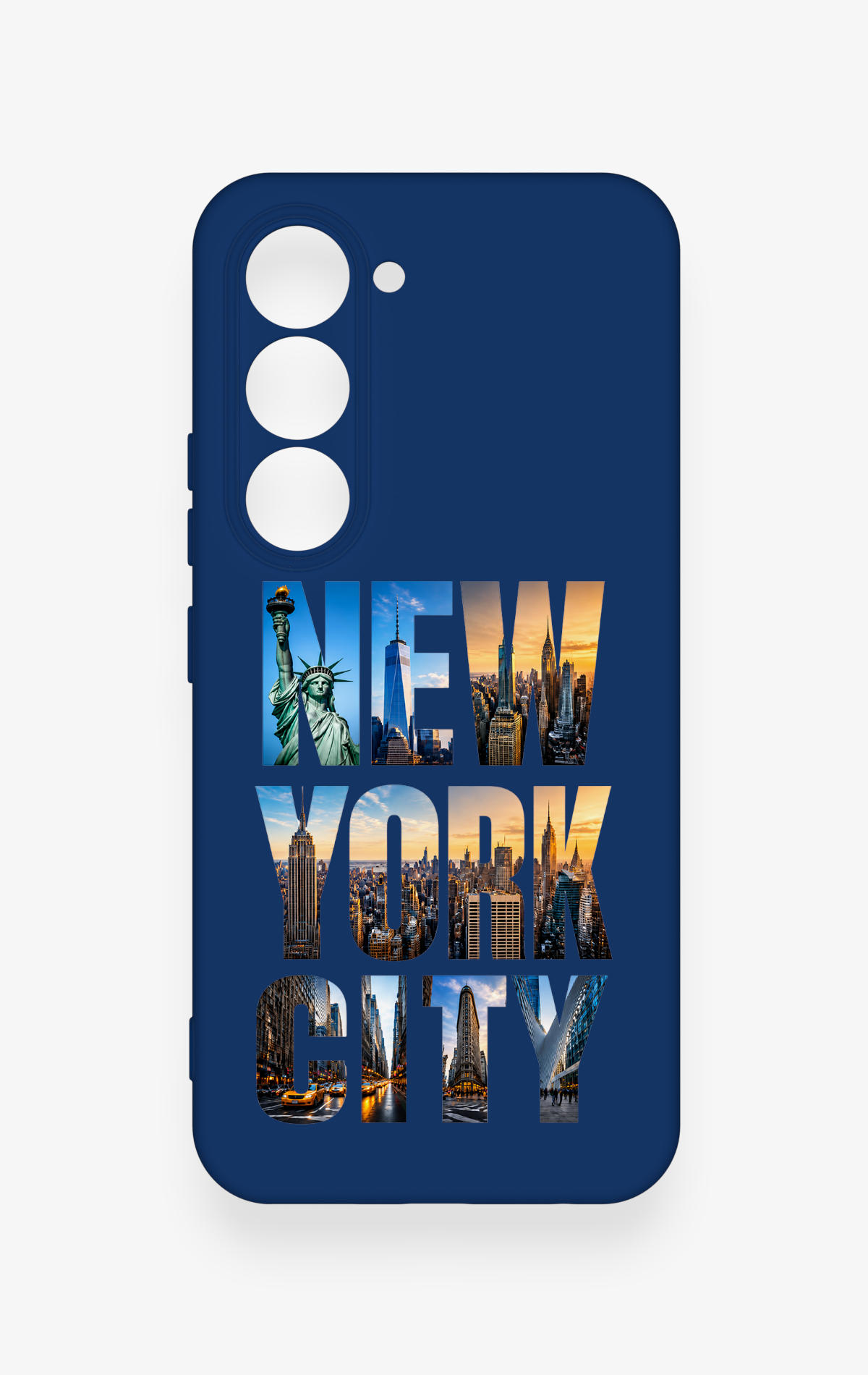Tecno Spark 40 Pro Uyumlu New York City Desenli Silikon Kılıf