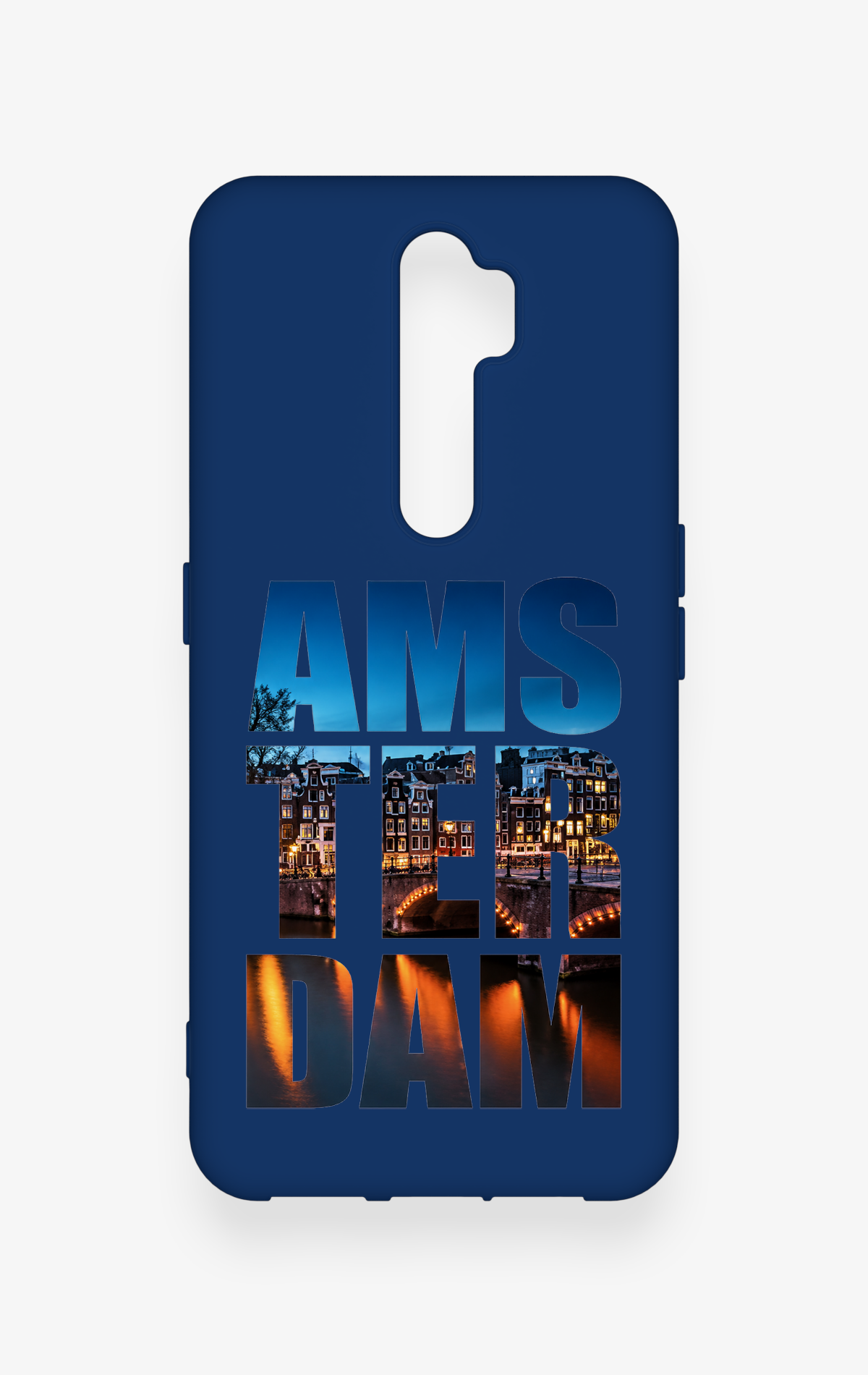 Oppo A5 2020 Uyumlu Amsterdam Desenli Silikon Kılıf