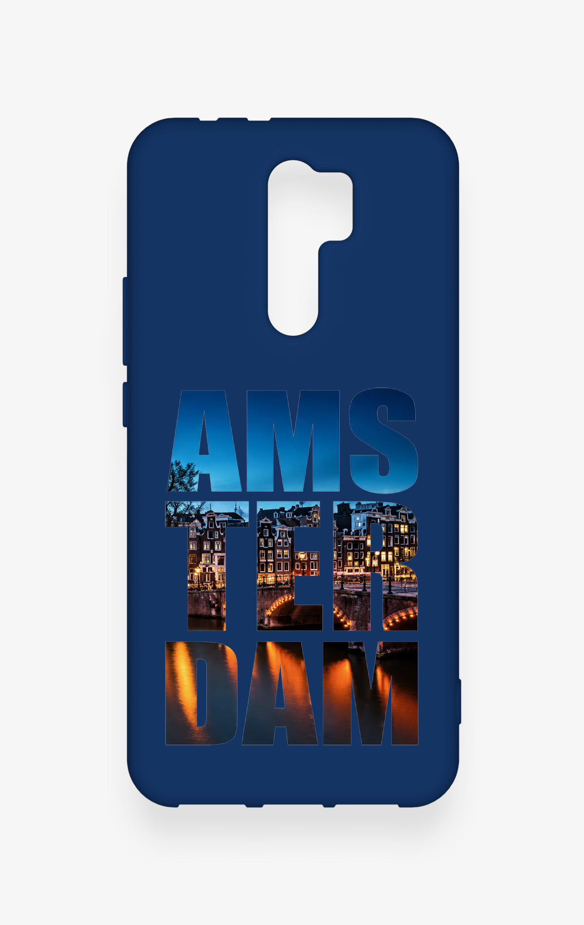 Redmi 9 Uyumlu Amsterdam Desenli Silikon Kılıf