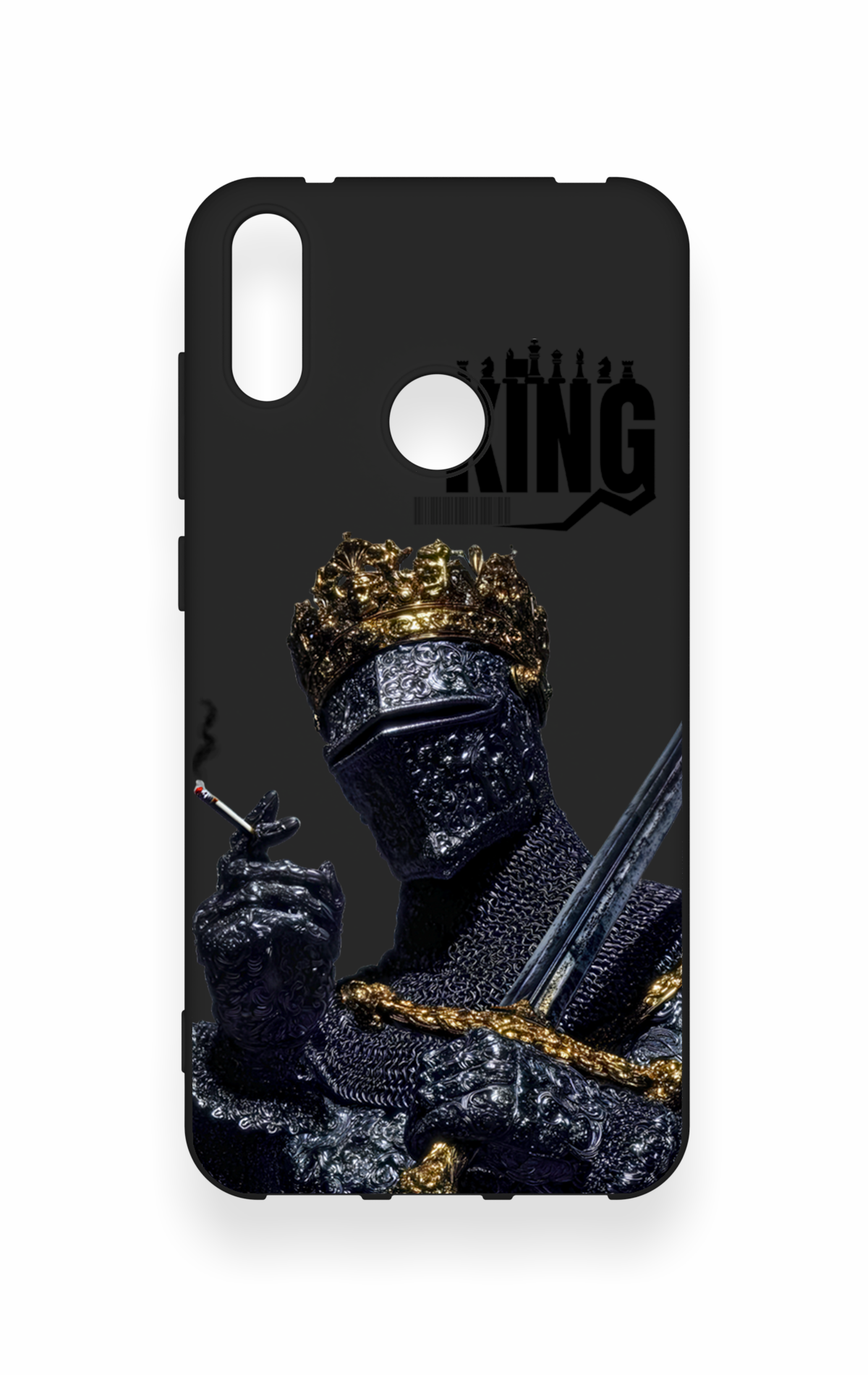 Huawei Y7 2019 Uyumlu King Desenli Silikon Kılıf