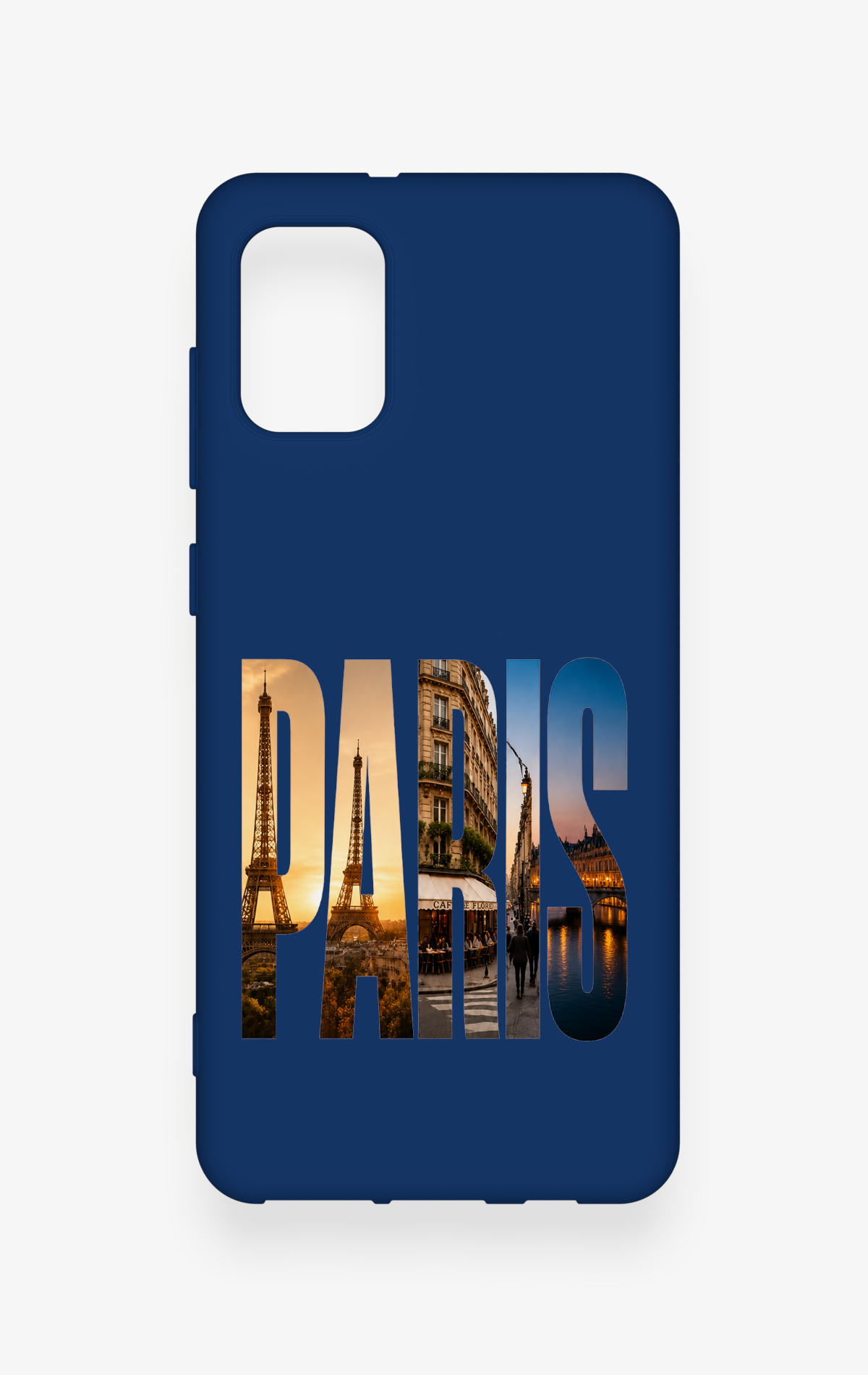 Samsung A31 Uyumlu Paris Desenli Silikon Kılıf