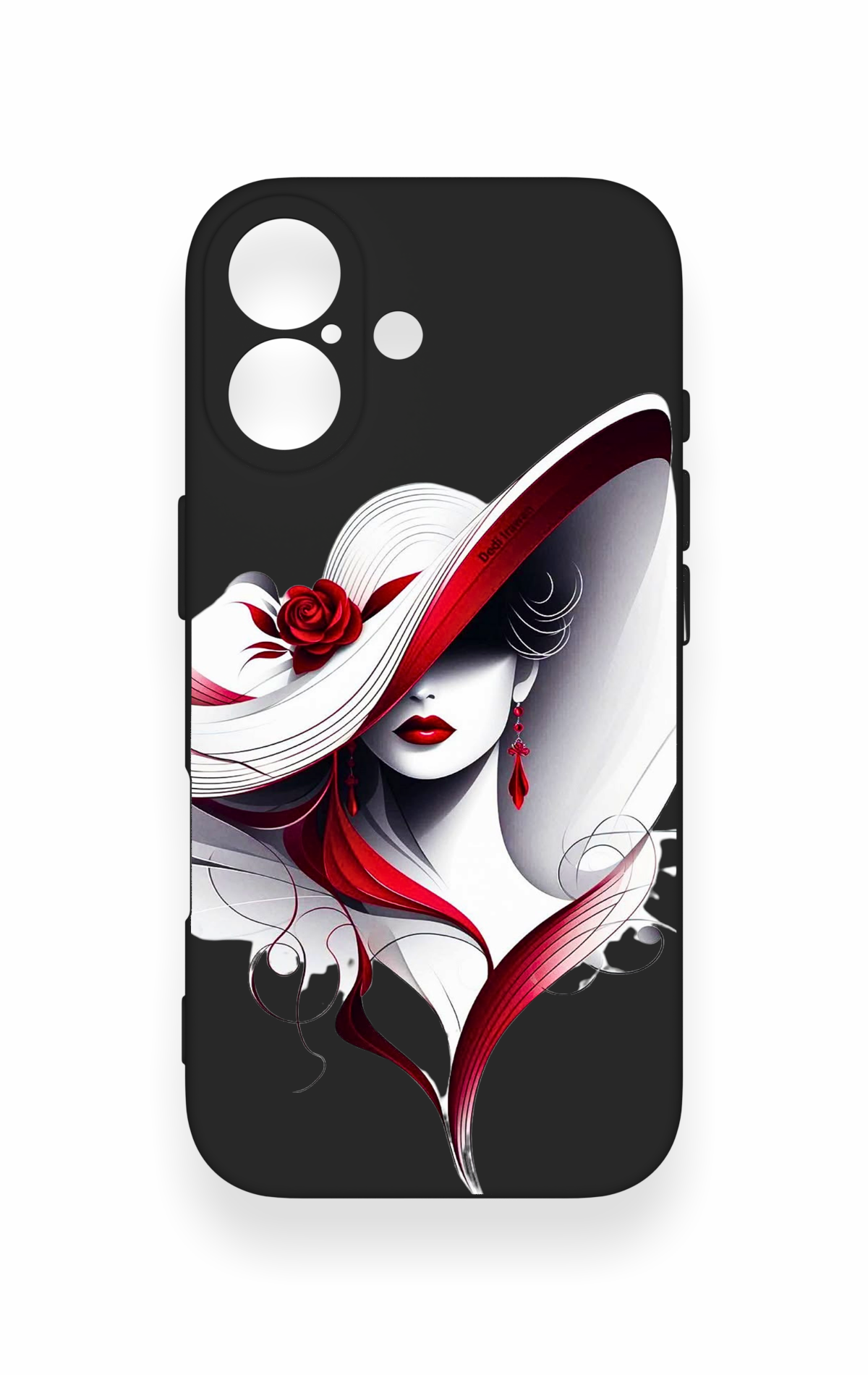 iPhone 17 Uyumlu Matmazel Desenli Silikon Kılıf