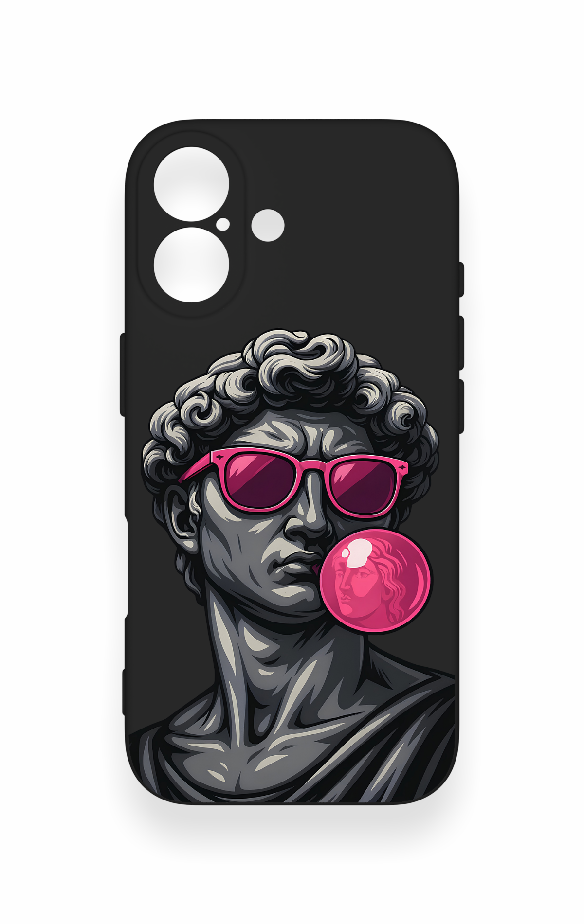 iPhone 17 Uyumlu Pop David Desenli Silikon Kılıf