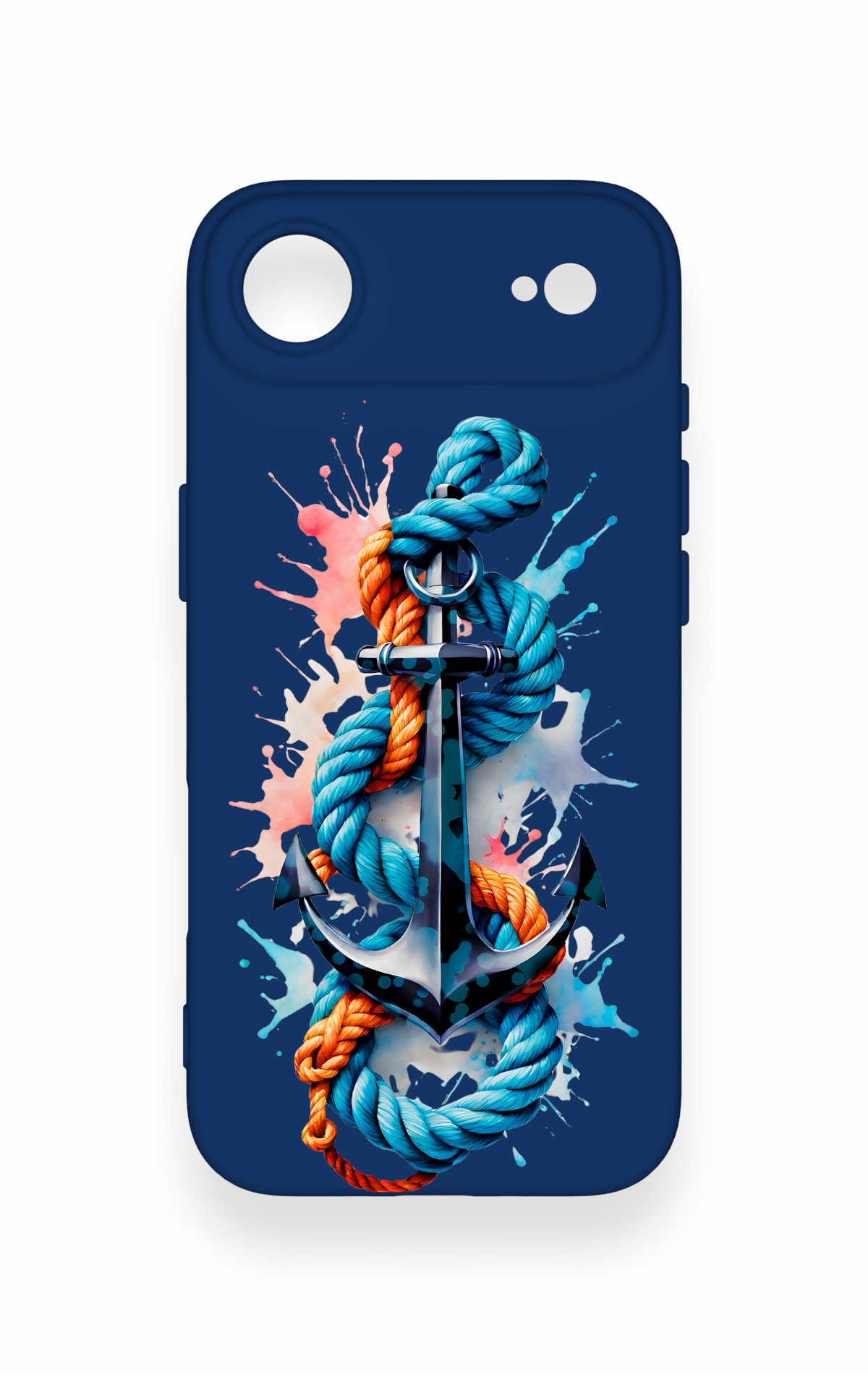 iPhone 17 Air Uyumlu Anchor Desenli Silikon Kılıf