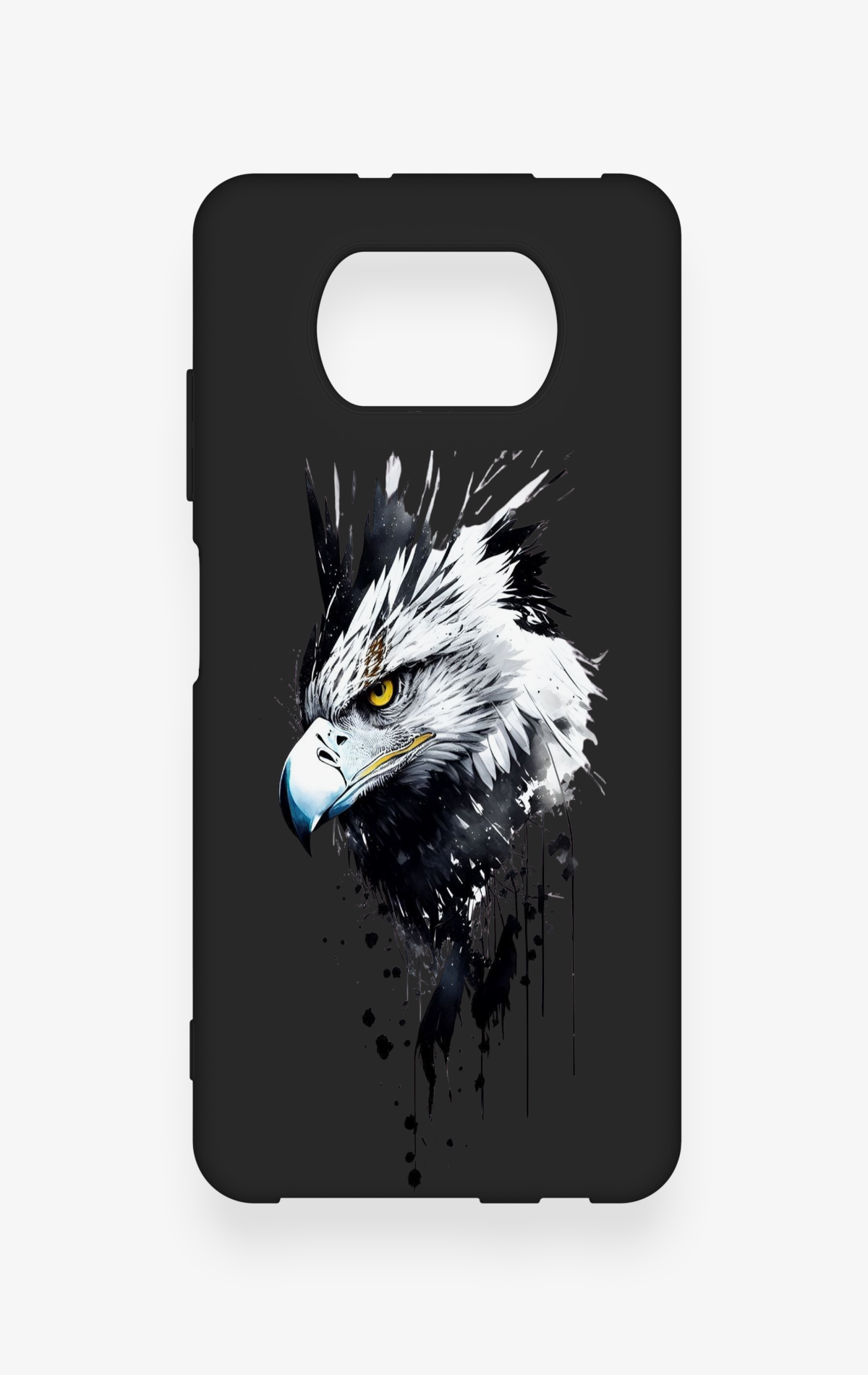 Poco X3 Uyumlu Bald Eagle Desenli Silikon Kılıf