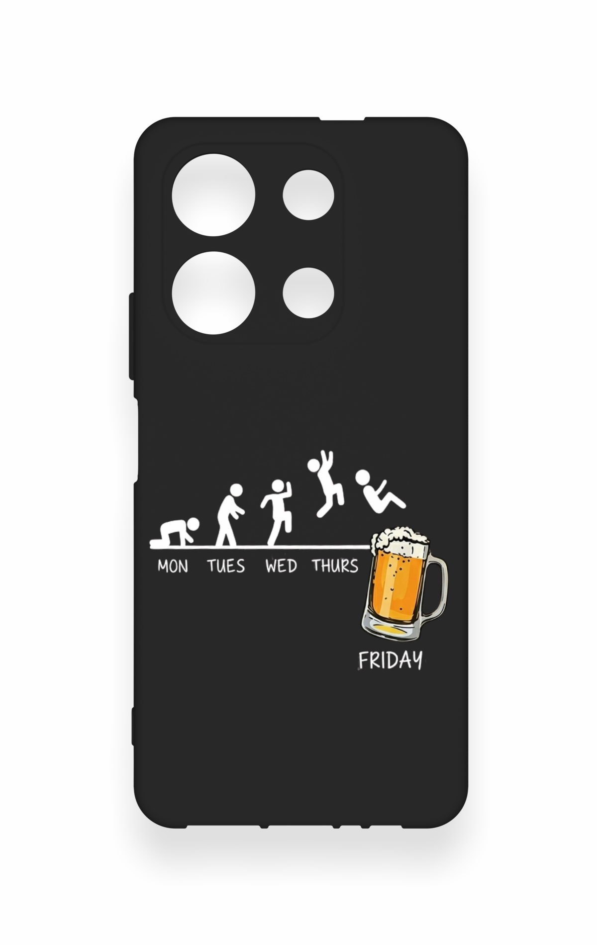 İnfinix Note 30 Uyumlu Fun Day Friday Desenli Silikon Kılıf