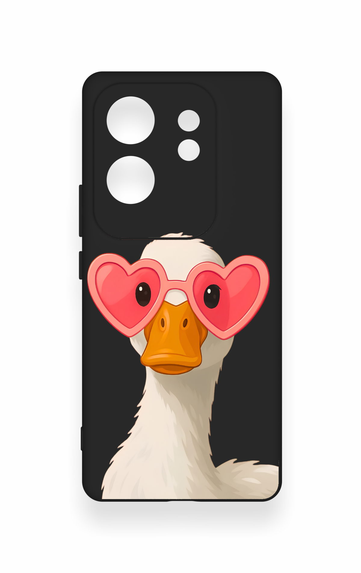 İnfinix Zero 30 Uyumlu Aşık Ördek Desenli Silikon Kılıf