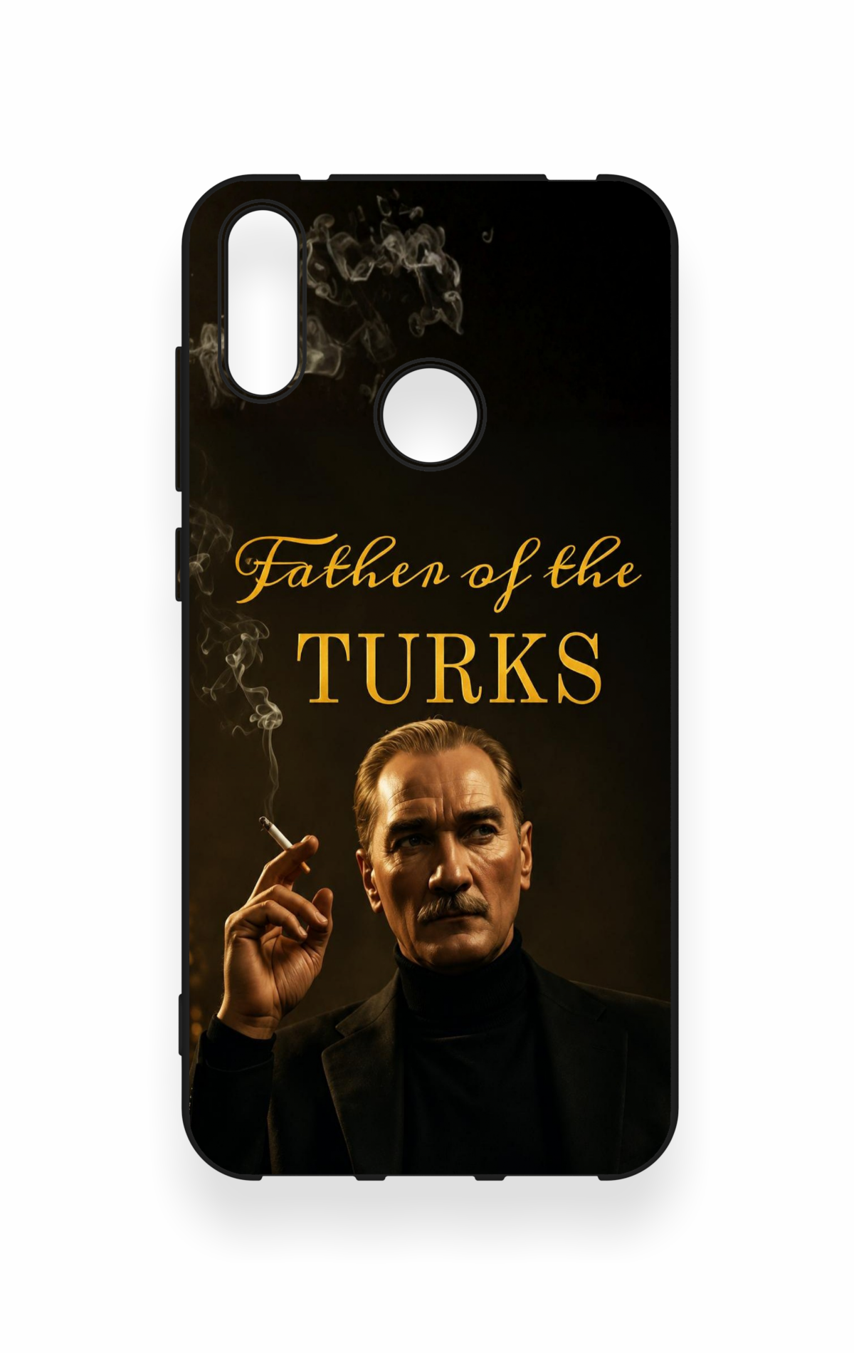 Huawei Y7 2019 Uyumlu Father Of The Turks Desenli Silikon Kılıf