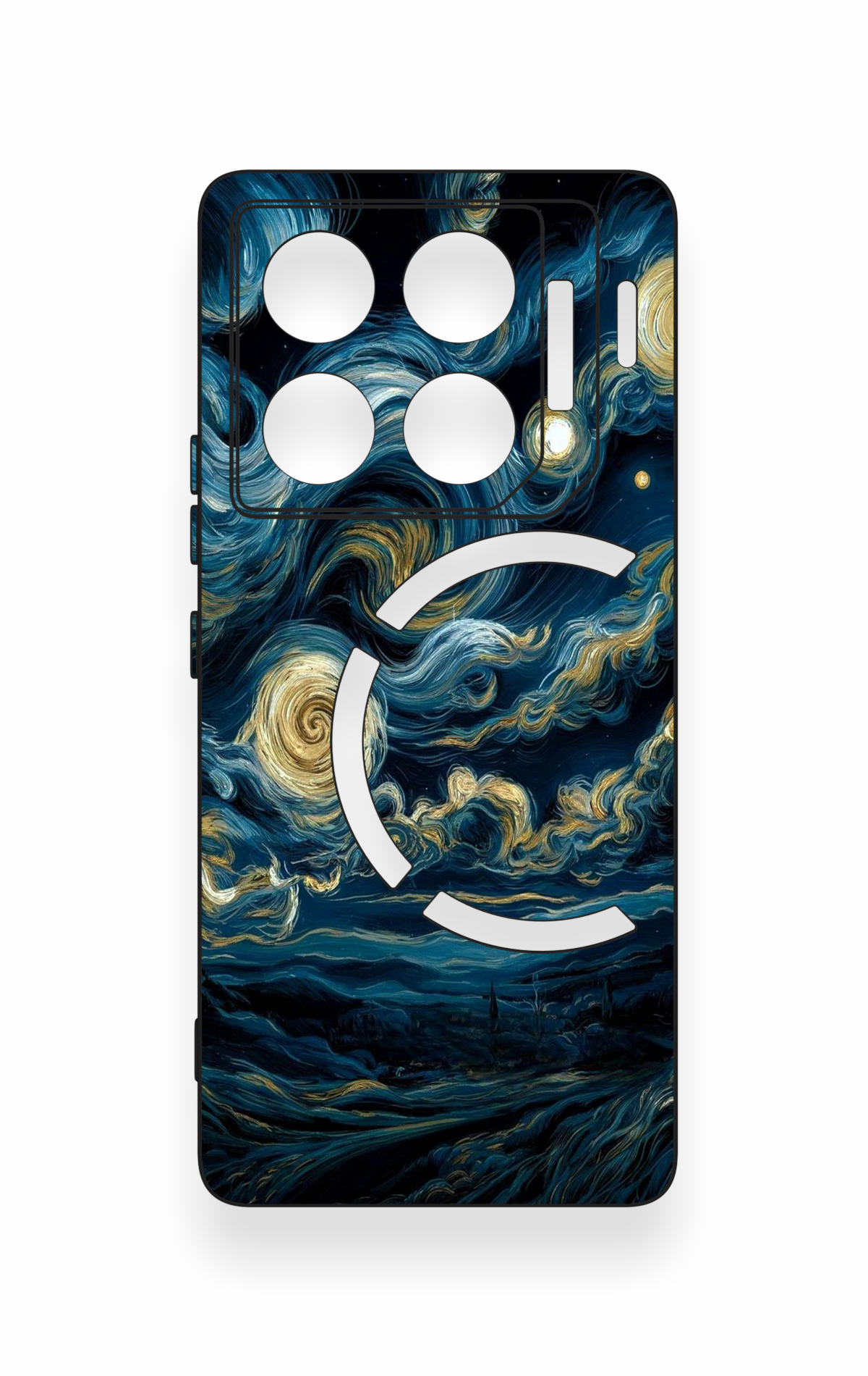 İnfinix Gt 20 Pro Uyumlu Yıldızlı Gece Desenli Silikon Kılıf