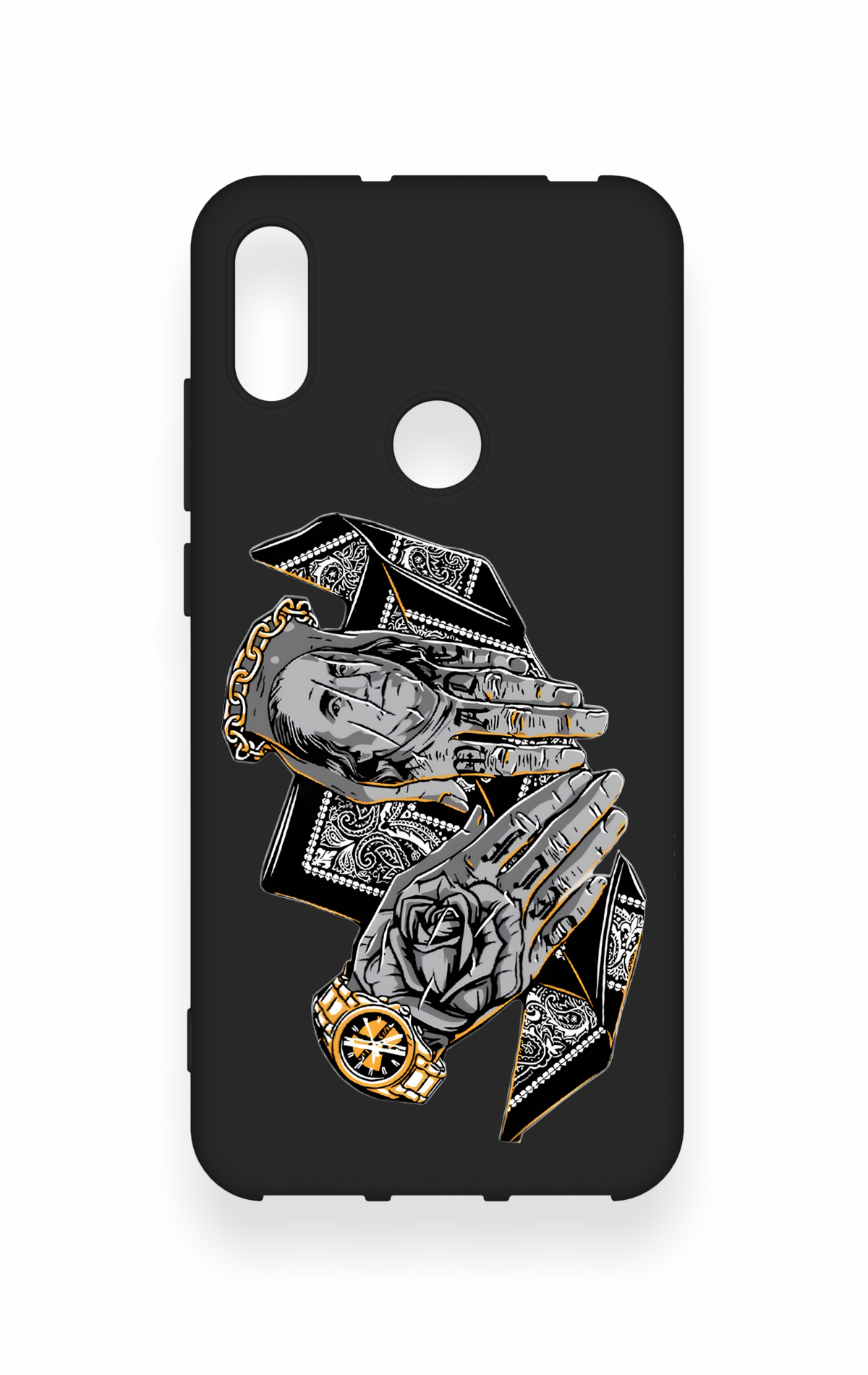 Huawei Y6 2019 Uyumlu Self Made Desenli Silikon Kılıf