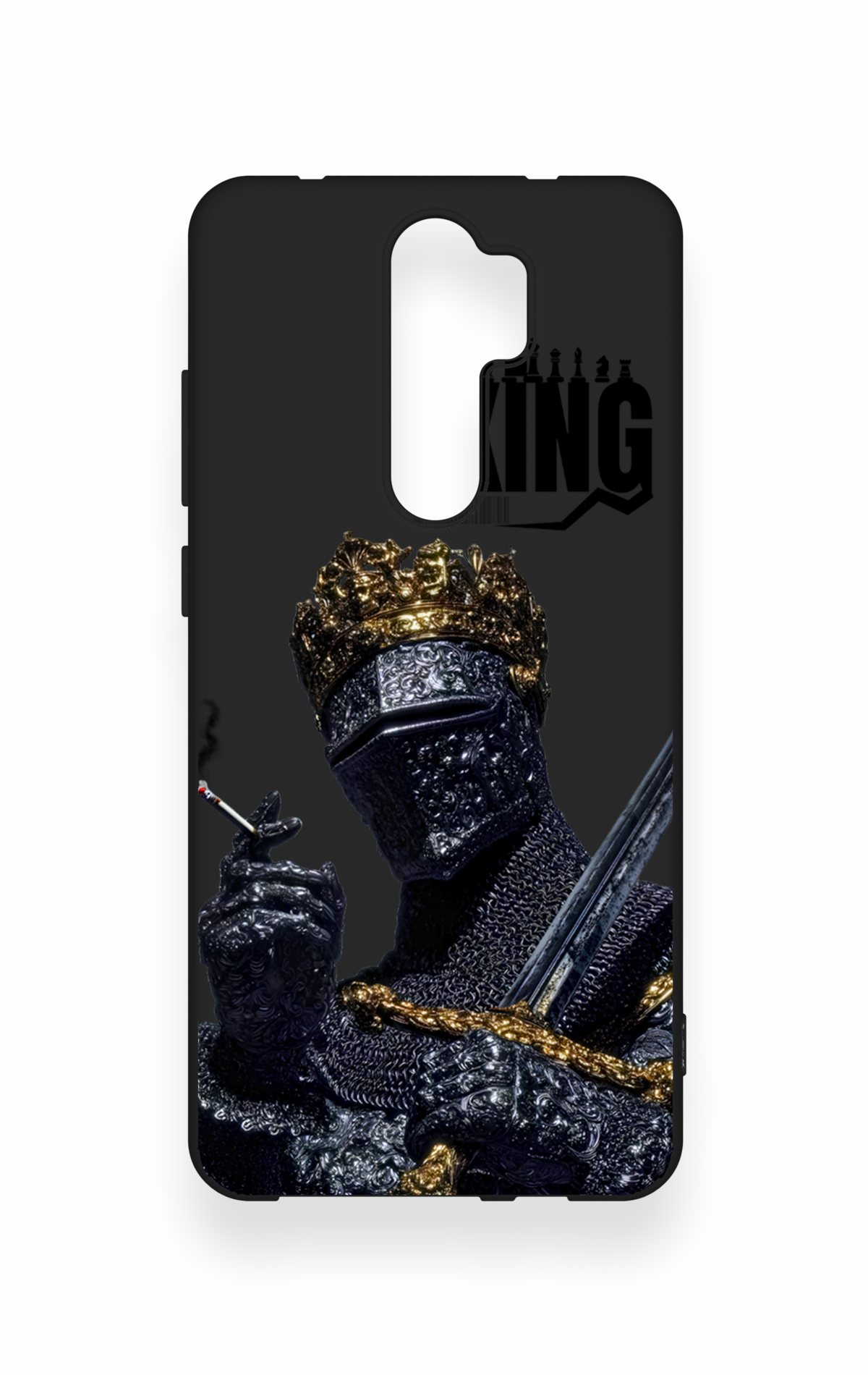 Redmi Note 8 Pro Uyumlu King Desenli Silikon Kılıf