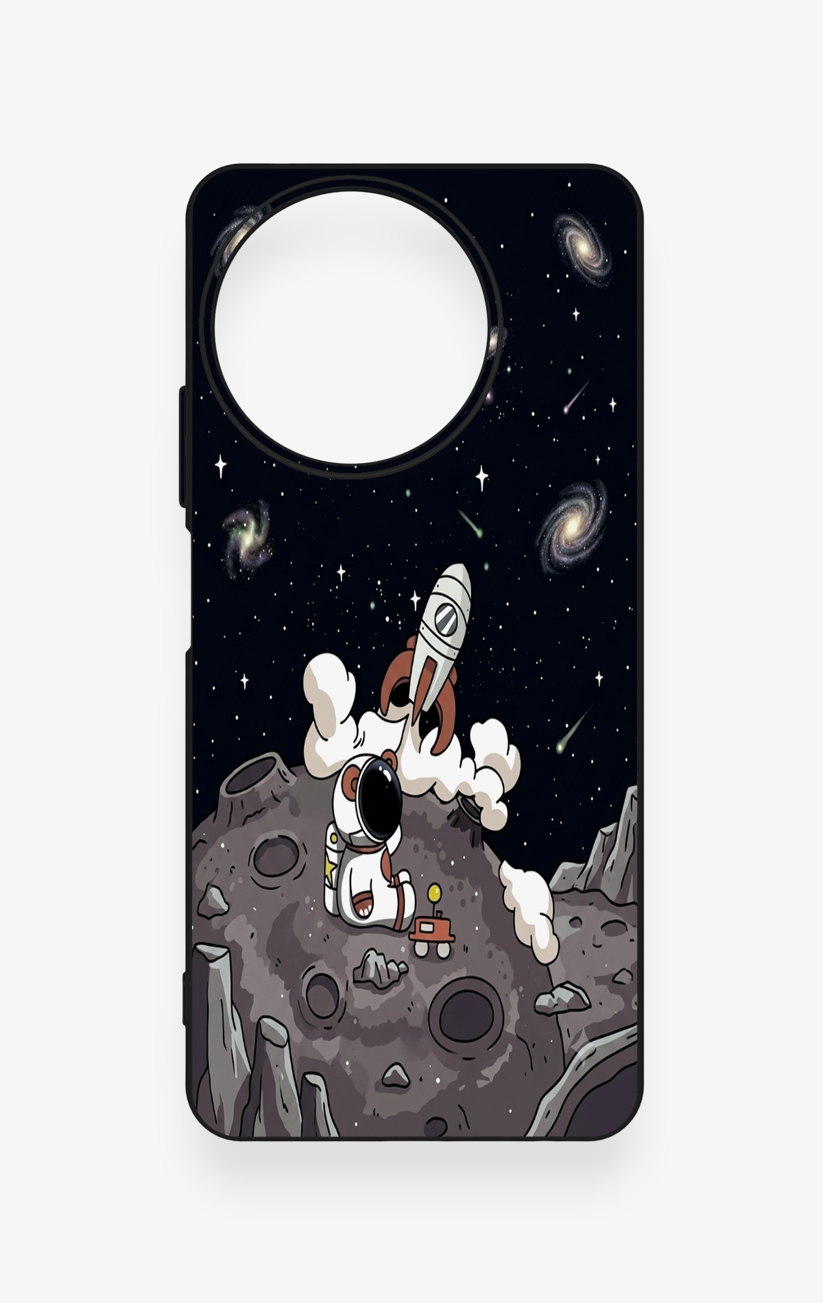Realme 11 Uyumlu Uzay Astronot Desenli Silikon Kılıf
