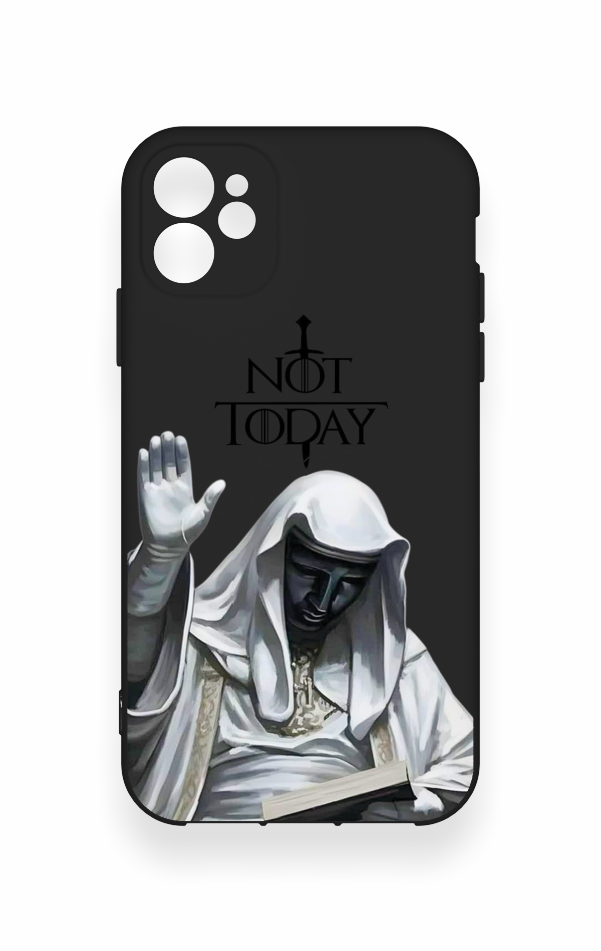 iPhone 11 Uyumlu Not Today Desenli Silikon Kılıf