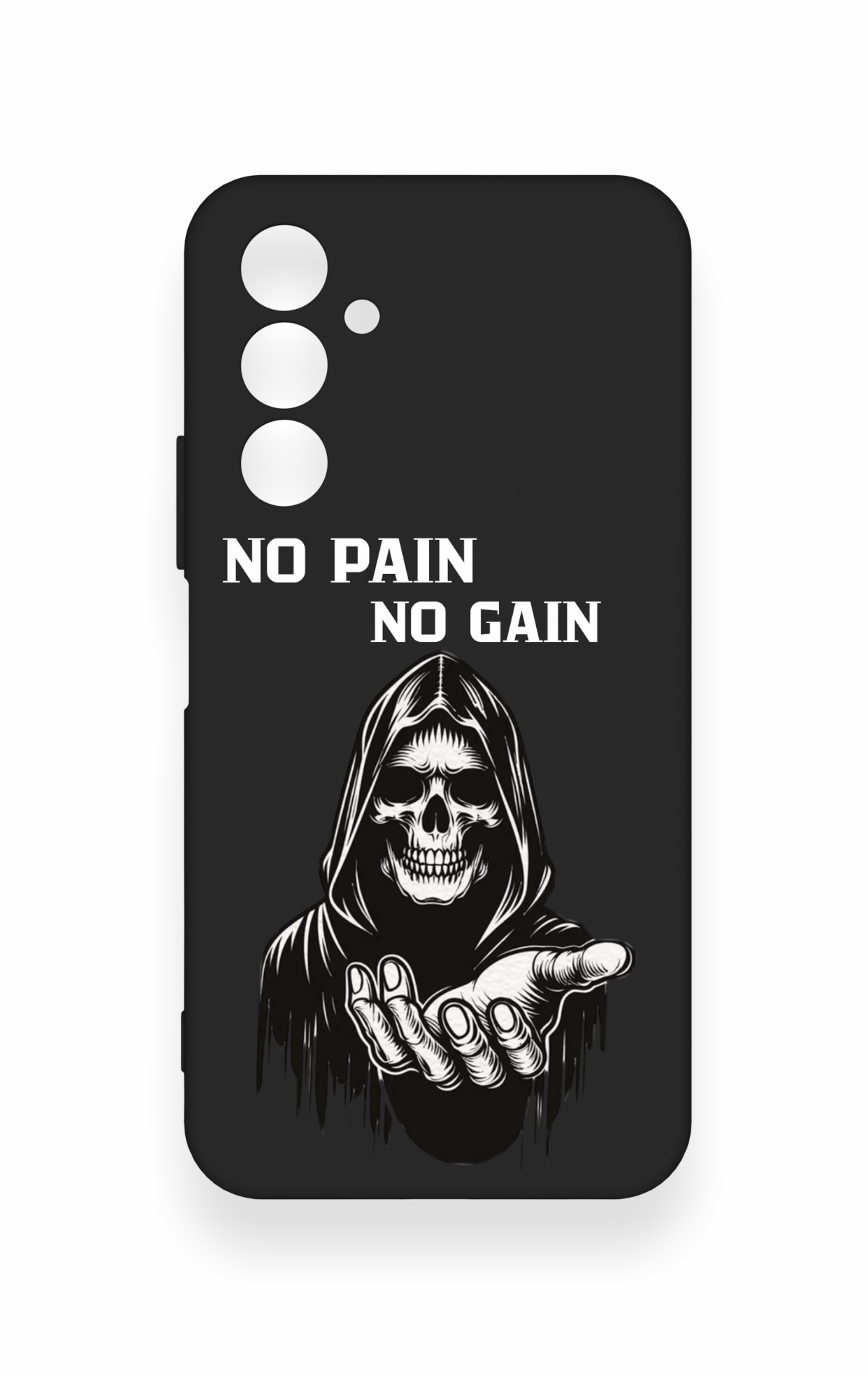 Samssung A54 Uyumlu No Pain No Gain Desenli Silikon Kılıf