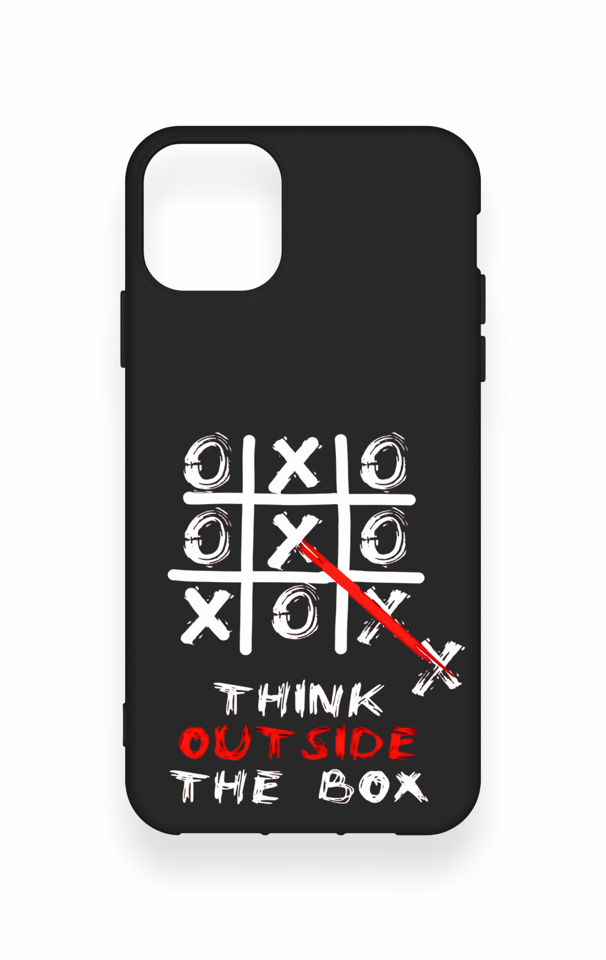 iPhone 11 Pro Max Uyumlu Out Side The Box Desenli Silikon Kılıf