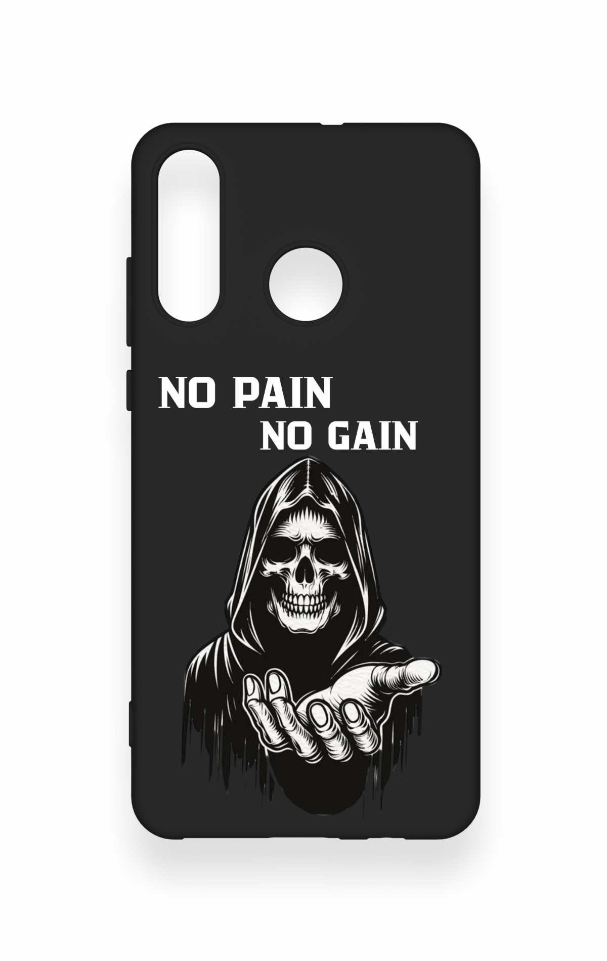Huawei P30 Lite Uyumlu No Pain No Gain Desenli Silikon Kılıf