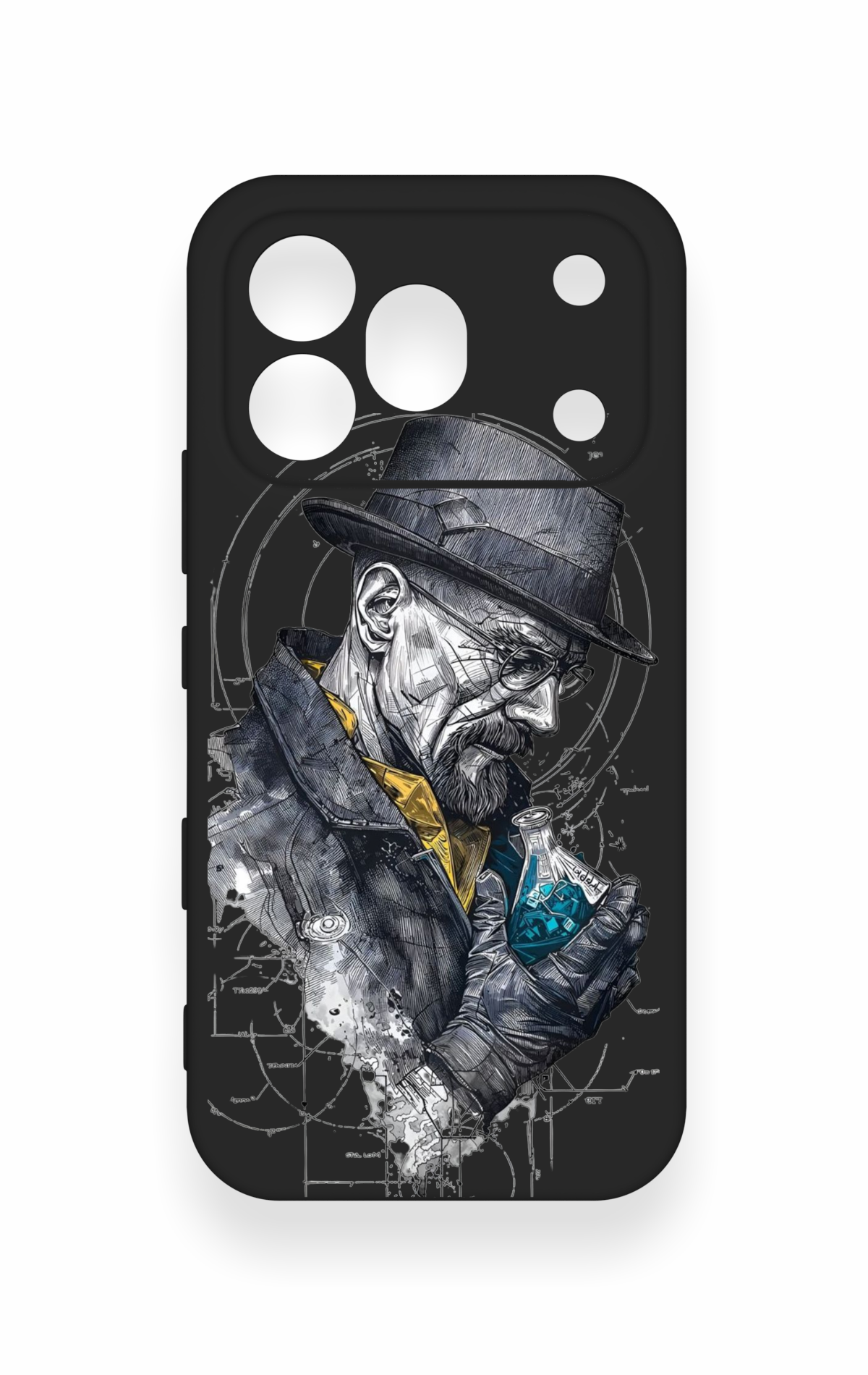 Honor 600 Pro Uyumlu Walter White Desenli Silikon Kılıf