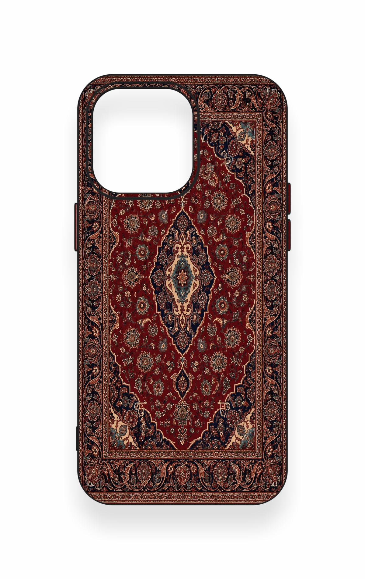 iPhone 15 Pro Max Uyumlu Acem Halı Desenli Silikon Kılıf