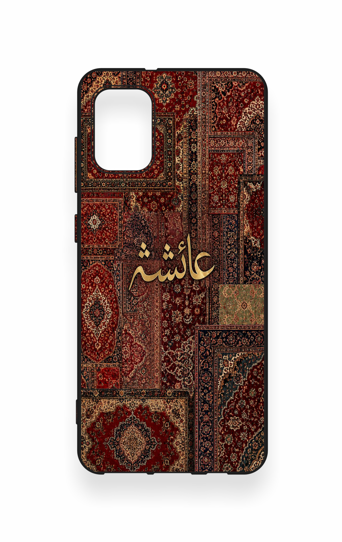 Samsung A31 Uyumlu Vintage Halı Desenli Silikon Kılıf
