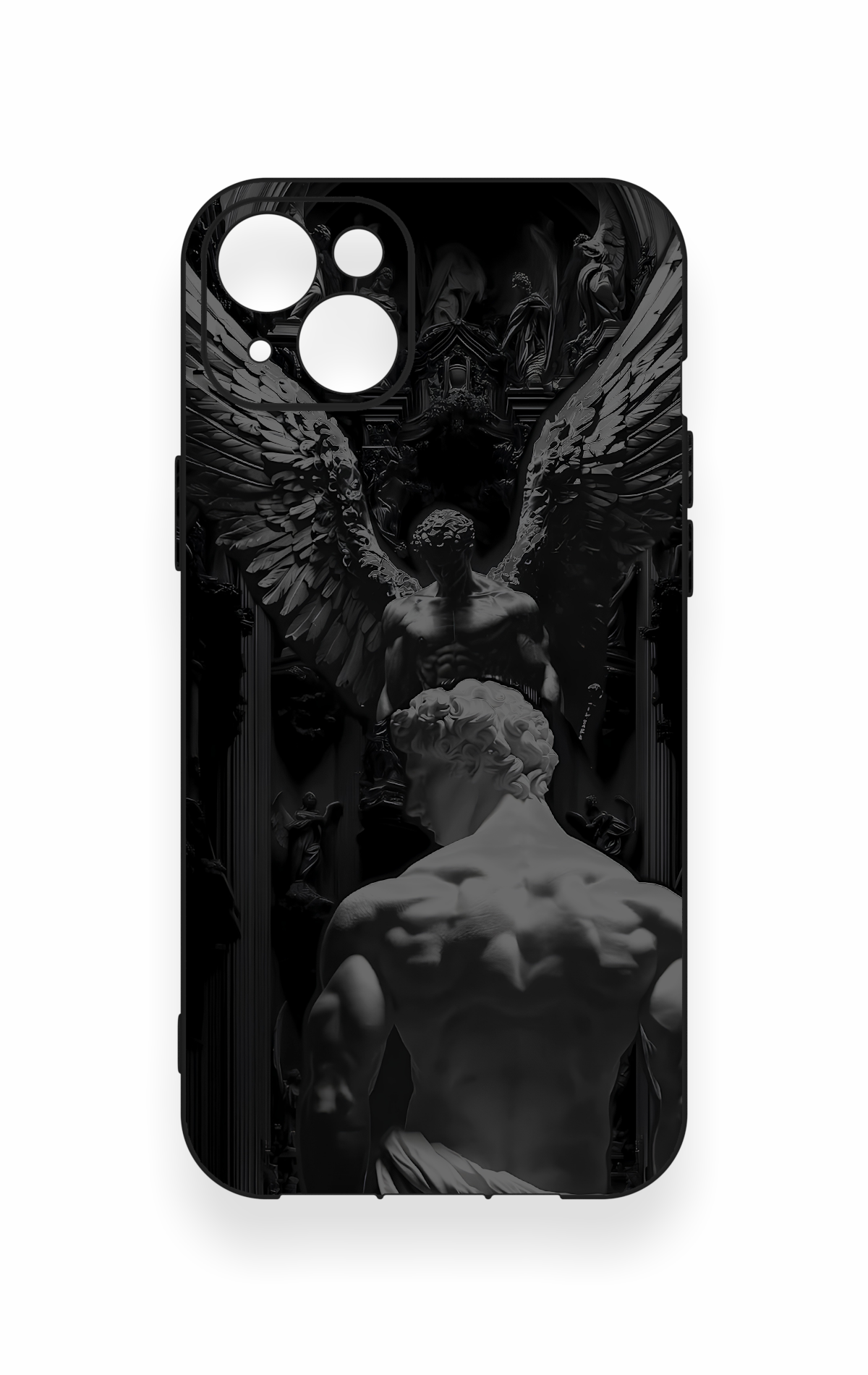 iPhone 14 Plus/15 Plus Uyumlu Icarus Desenli Silikon Kılıf