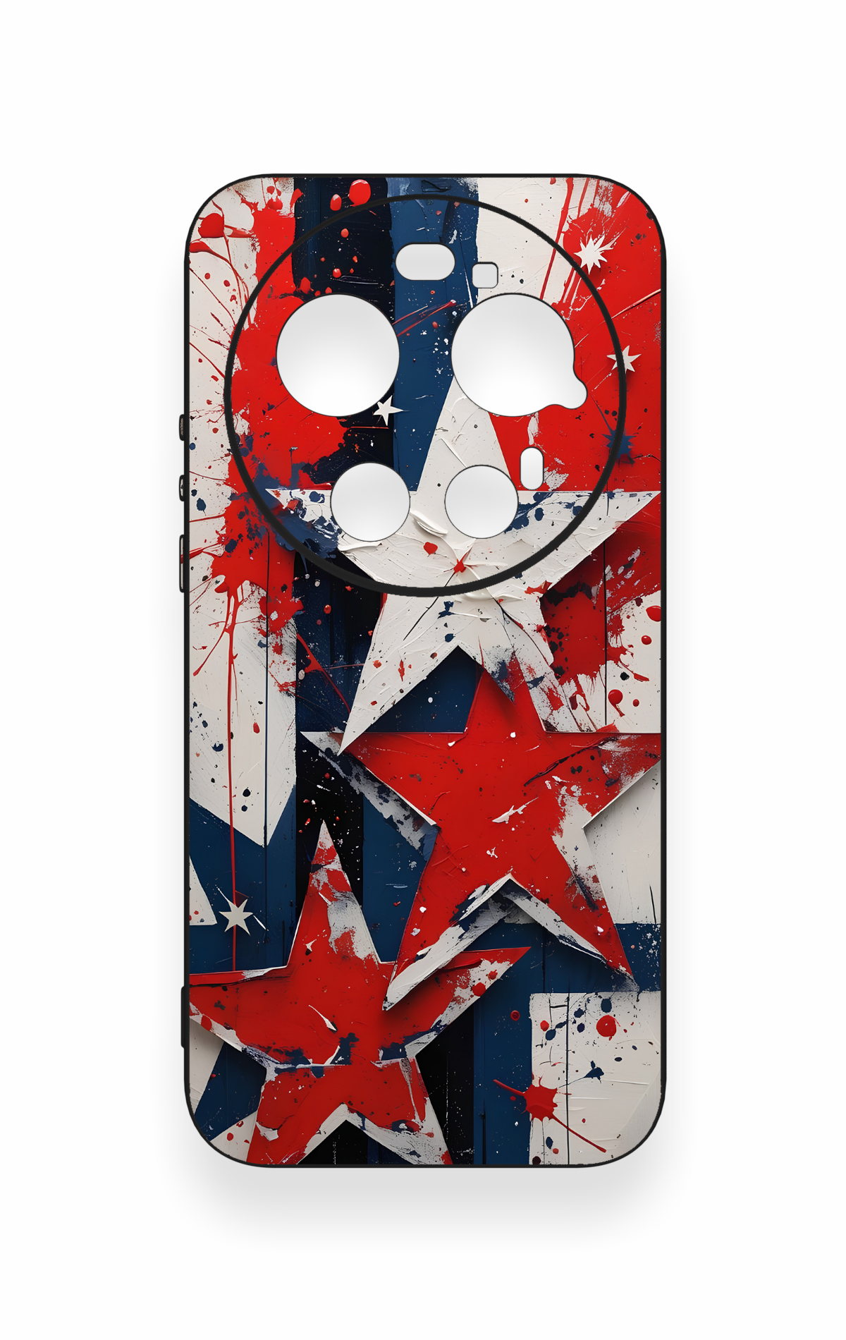 Xiaomi Mi 17 Ultra Uyumlu Star Flag Desenli Silikon Kılıf