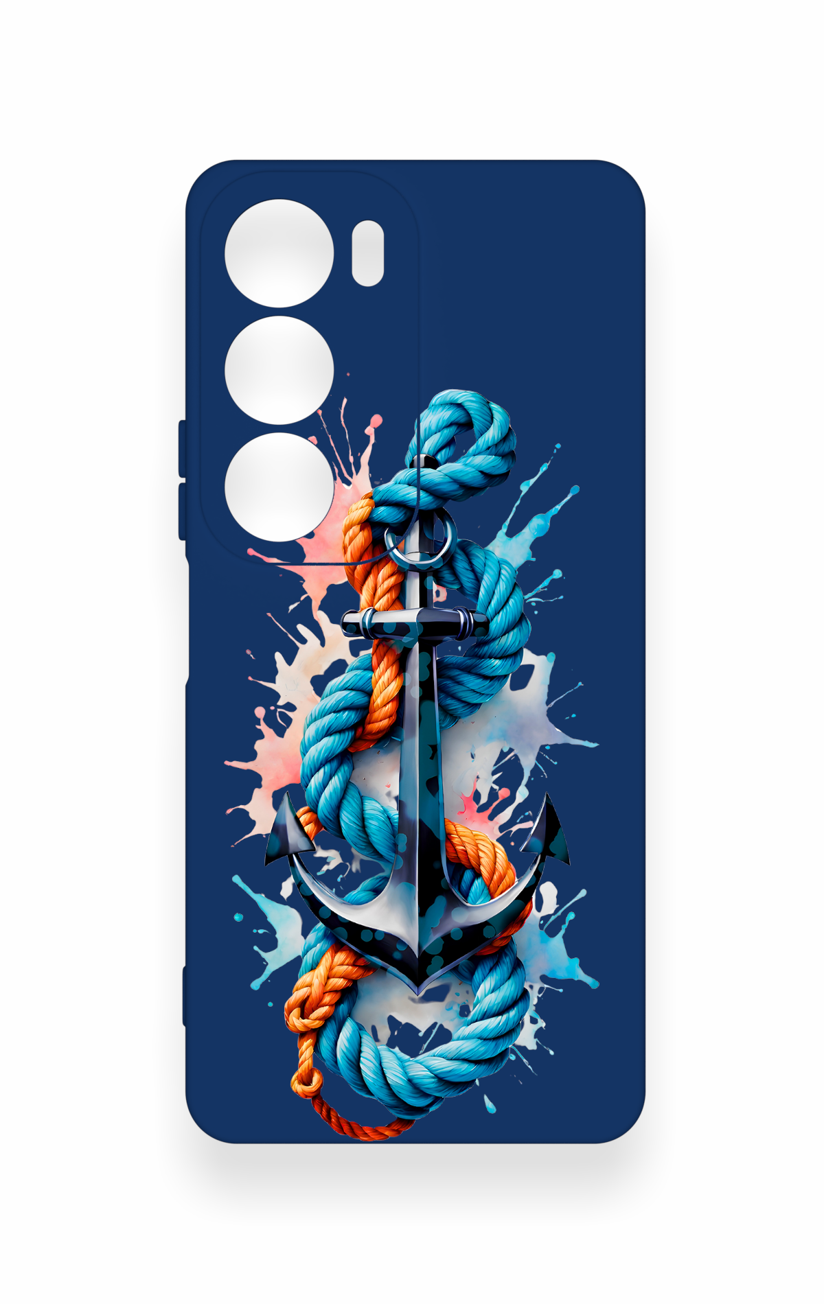 Vivo Y19s Uyumlu Anchor Desenli Silikon Kılıf