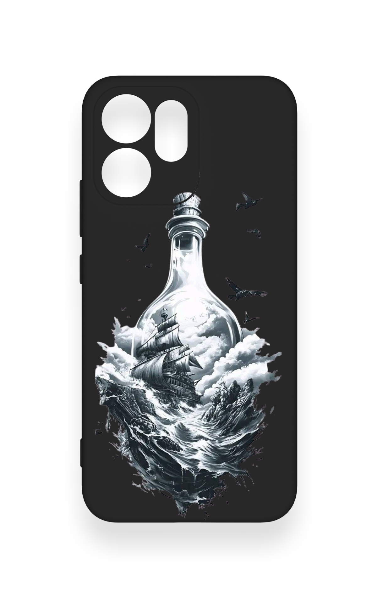 Oppo Reno 14F Uyumlu Secret Sea Desenli Silikon Kılıf