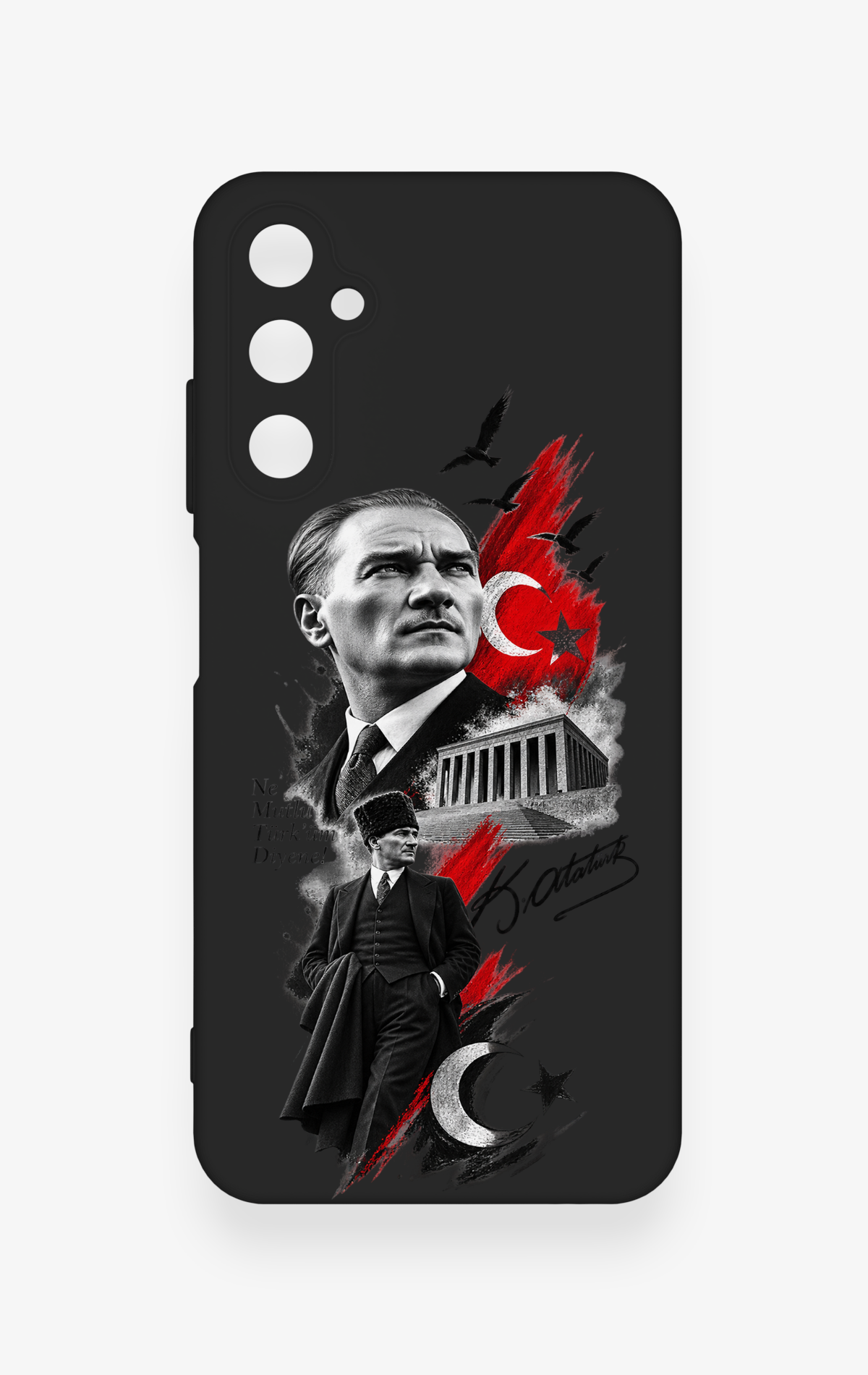 Samsung A05s Uyumlu Atatürk Anıtkabir Desenli Silikon Kılıf