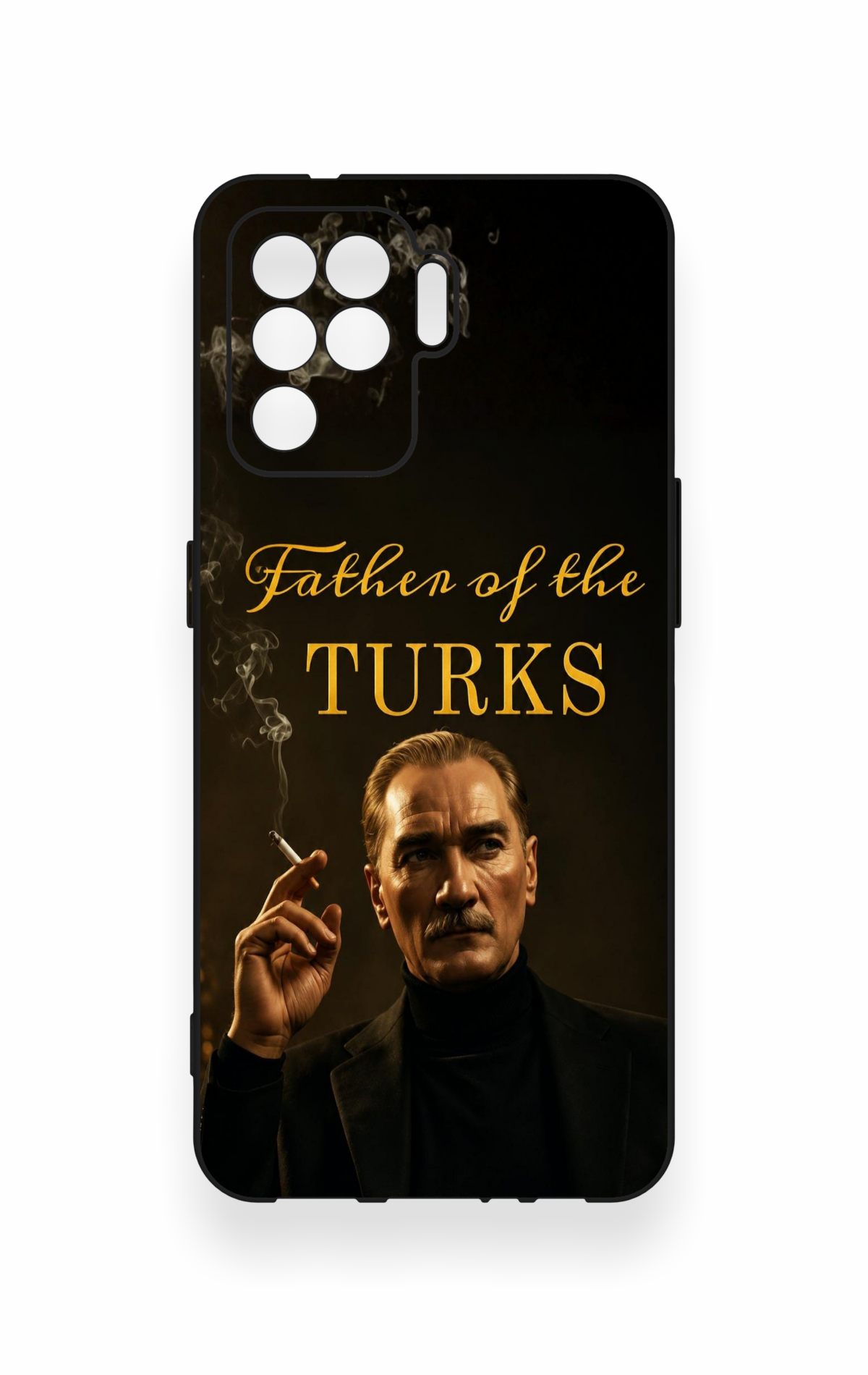 Oppo Reno 5 Lite Uyumlu Father Of The Turks Desenli Silikon Kılıf