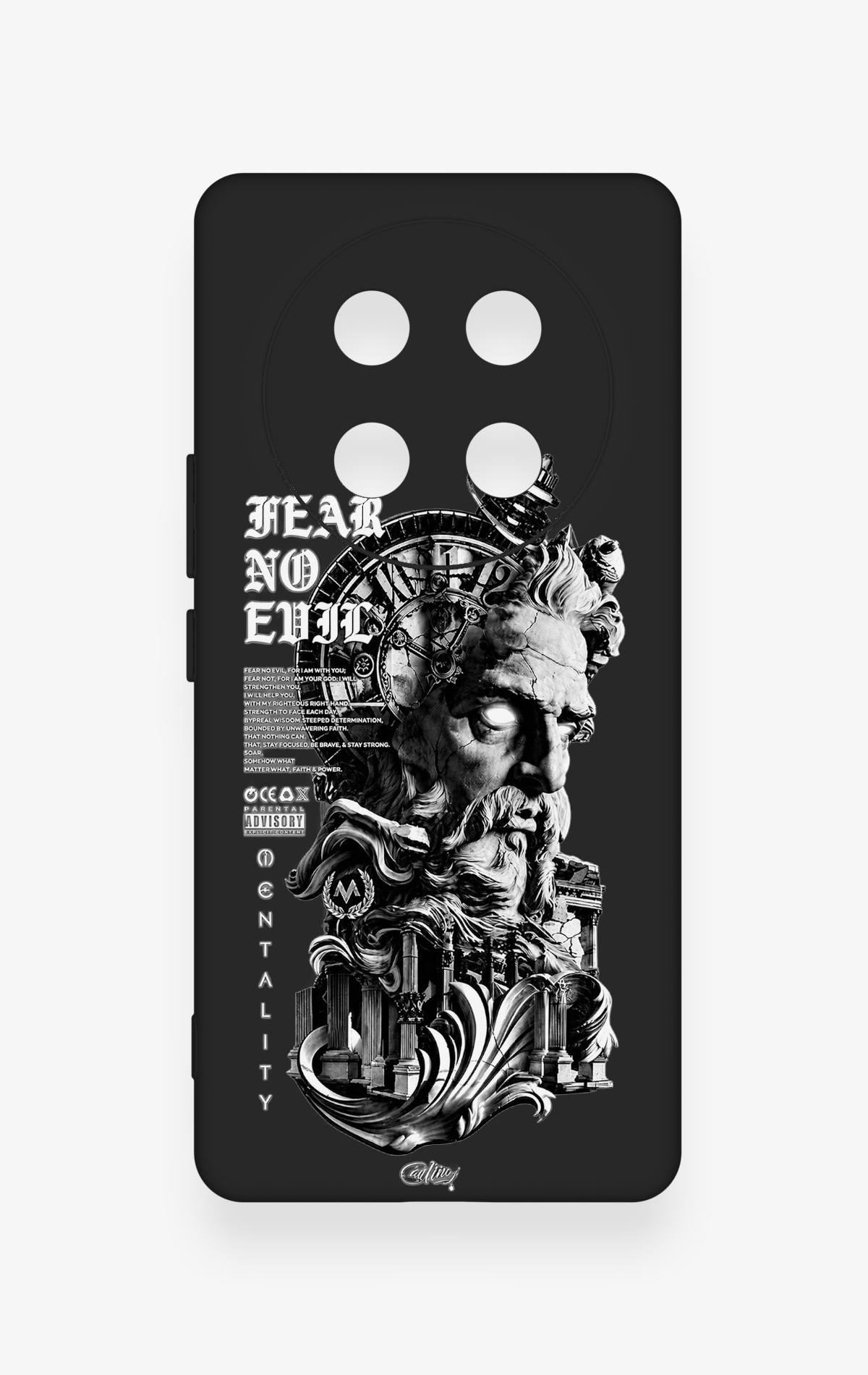 Honor Magic 7 Lite 5G Uyumlu Fear No Evil Desenli Silikon Kılıf