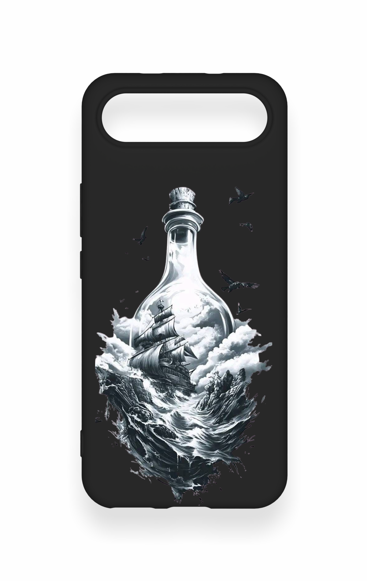 Tecno Spark Slim Uyumlu Secret Sea Desenli Silikon Kılıf