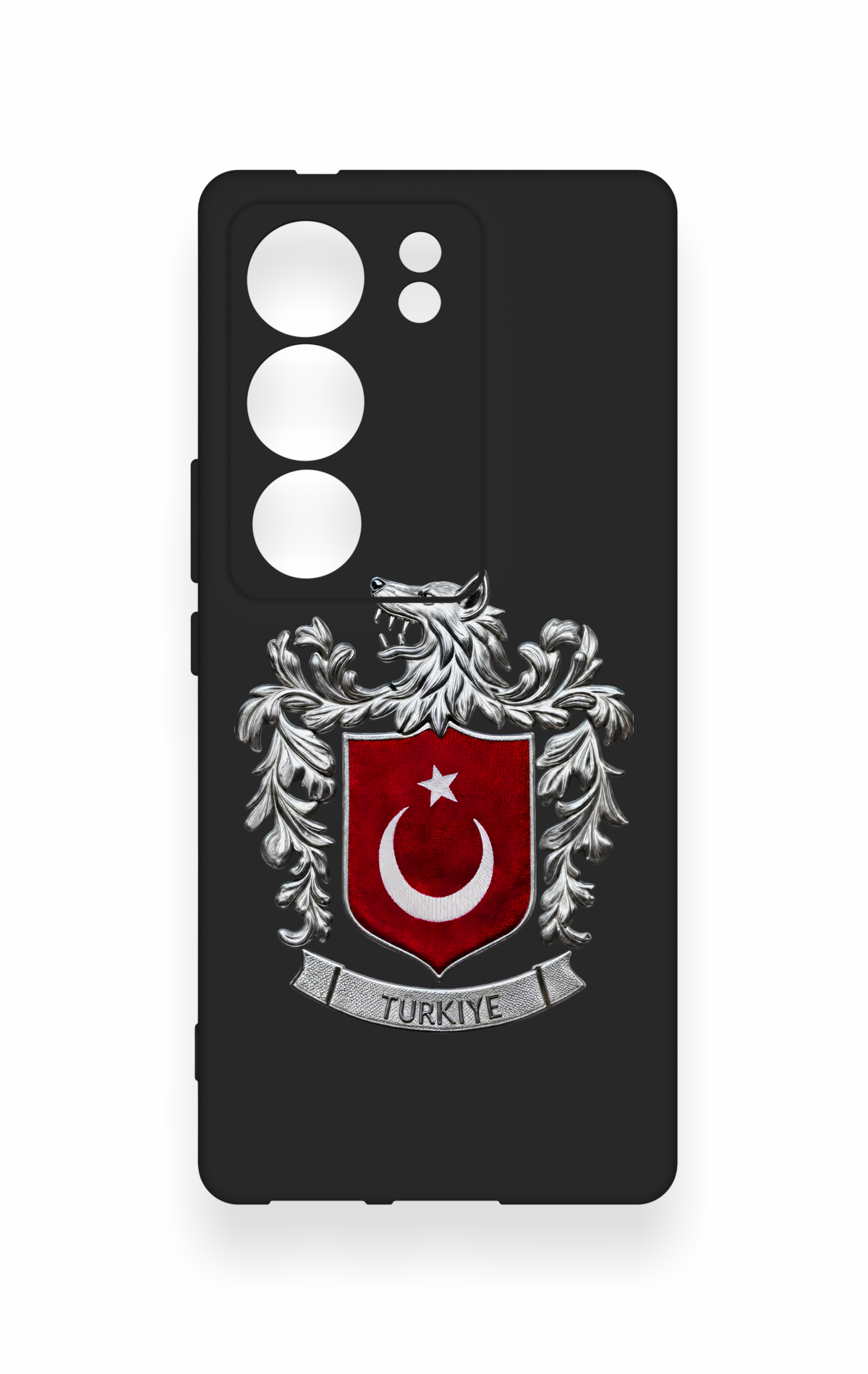 Vivo V29 Uyumlu Türk Arma Desenli Silikon Kılıf