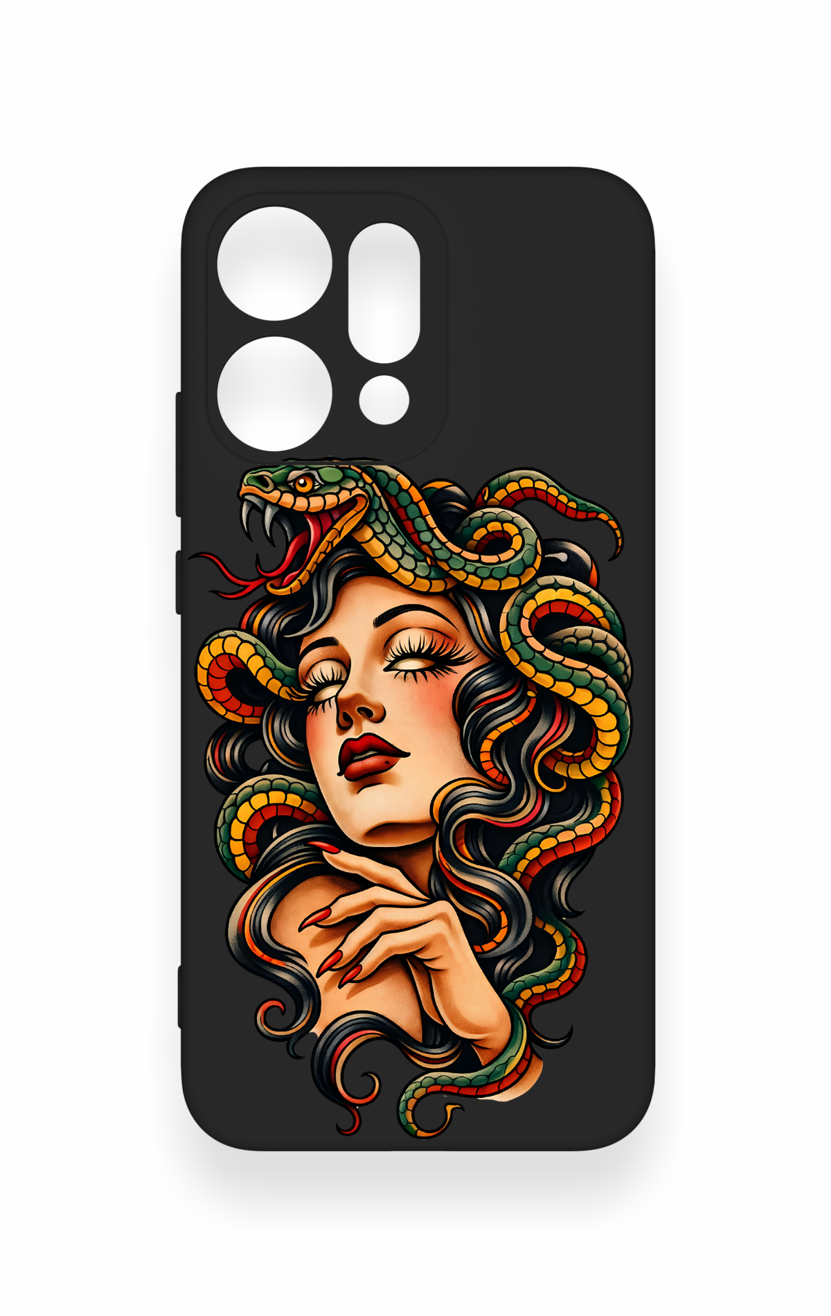 Oppo Reno 14 Uyumlu Medusa Desenli Silikon Kılıf