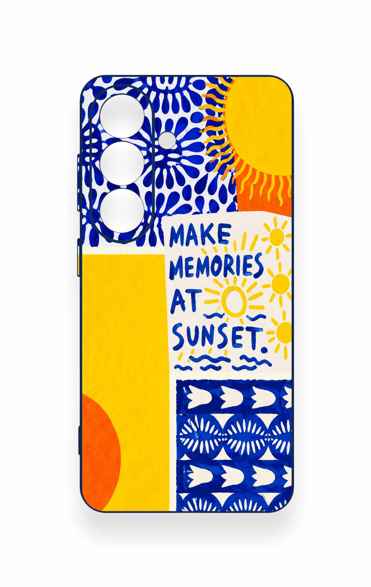 Samsung S26 Uyumlu Sunset Desenli Silikon Kılıf